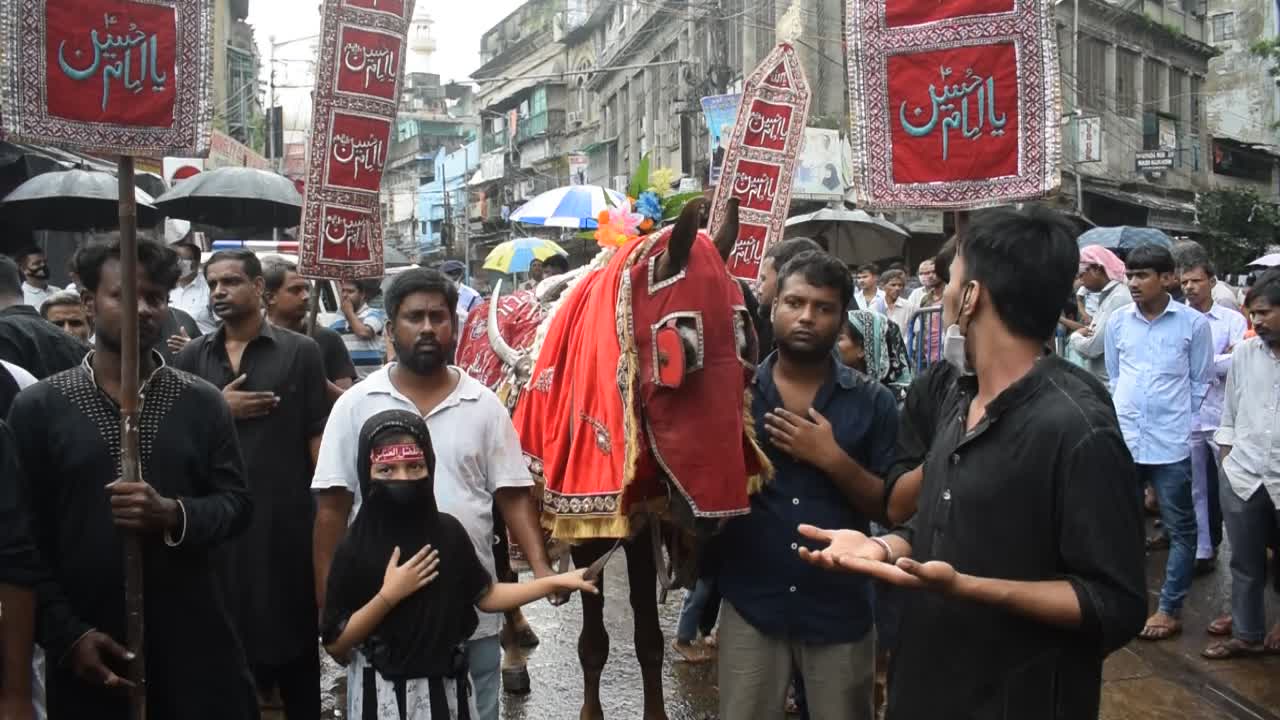 Shia Muslims Observing Muharram in Kolkata 