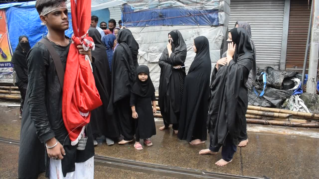 Shia Muslims Observing Muharram in Kolkata 