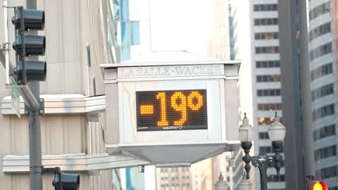 Extreme cold weather in Chicago