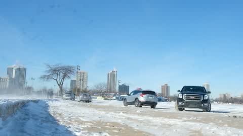 Extreme cold weather in Chicago