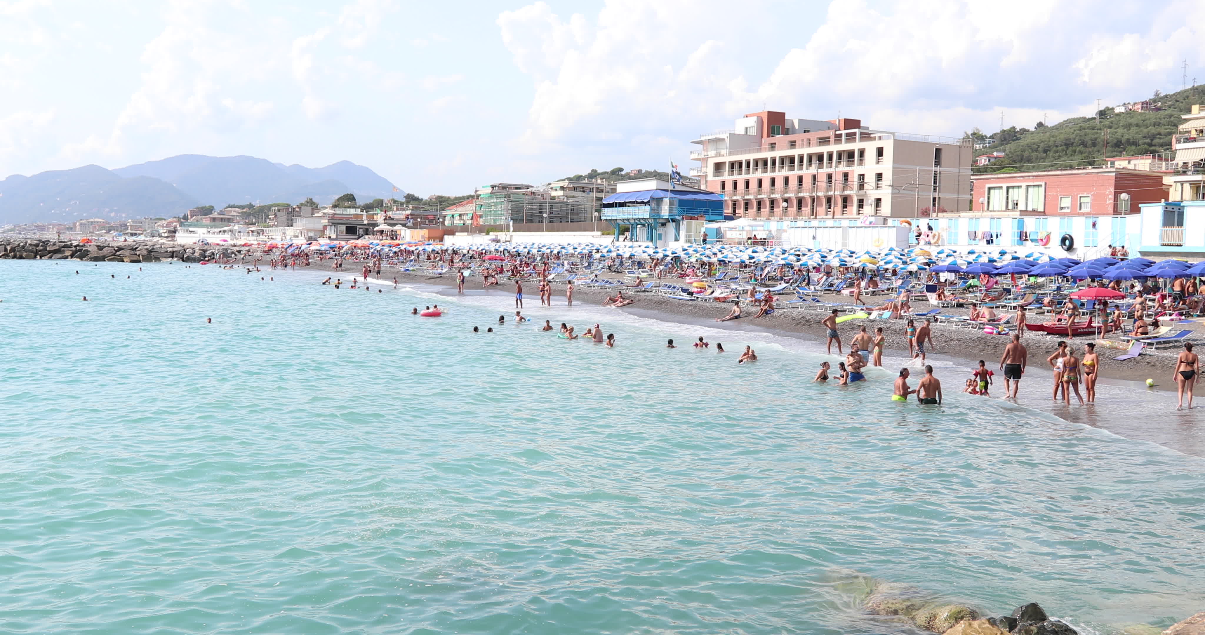 Beach vacation in Ligury