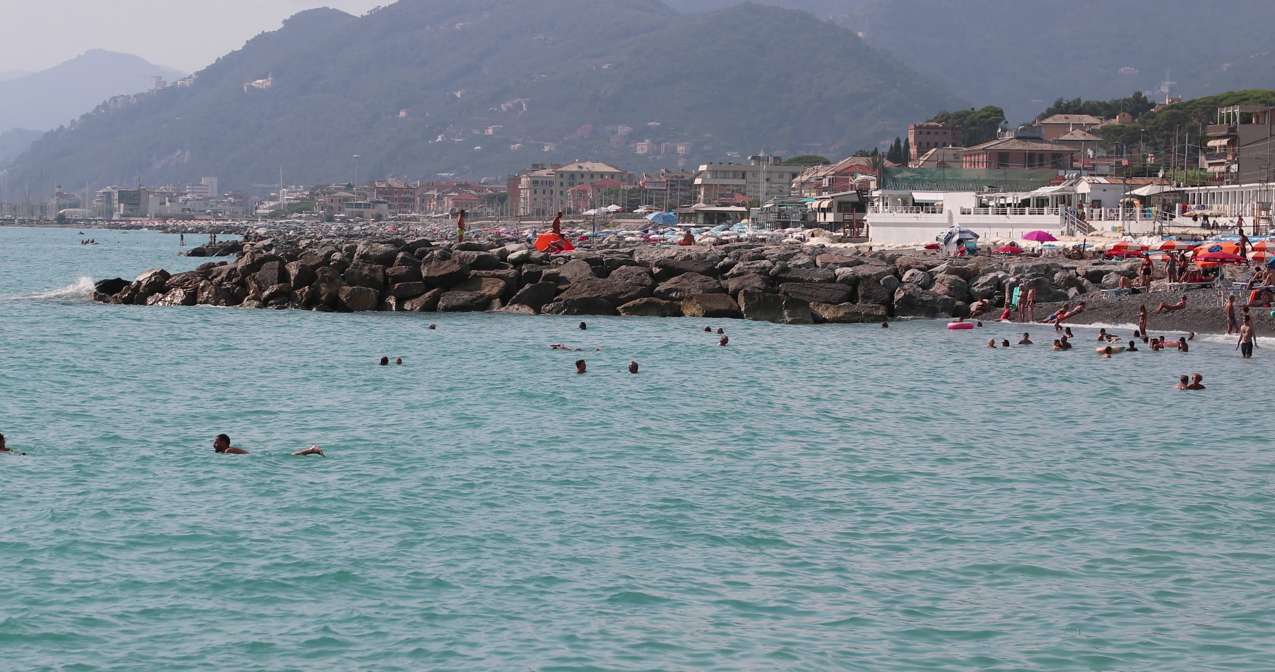 Beach vacation in Ligury