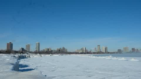 Extreme cold weather in Chicago