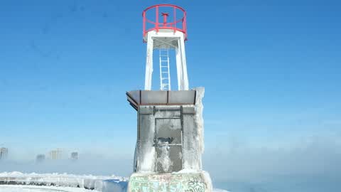 Extreme cold weather in Chicago