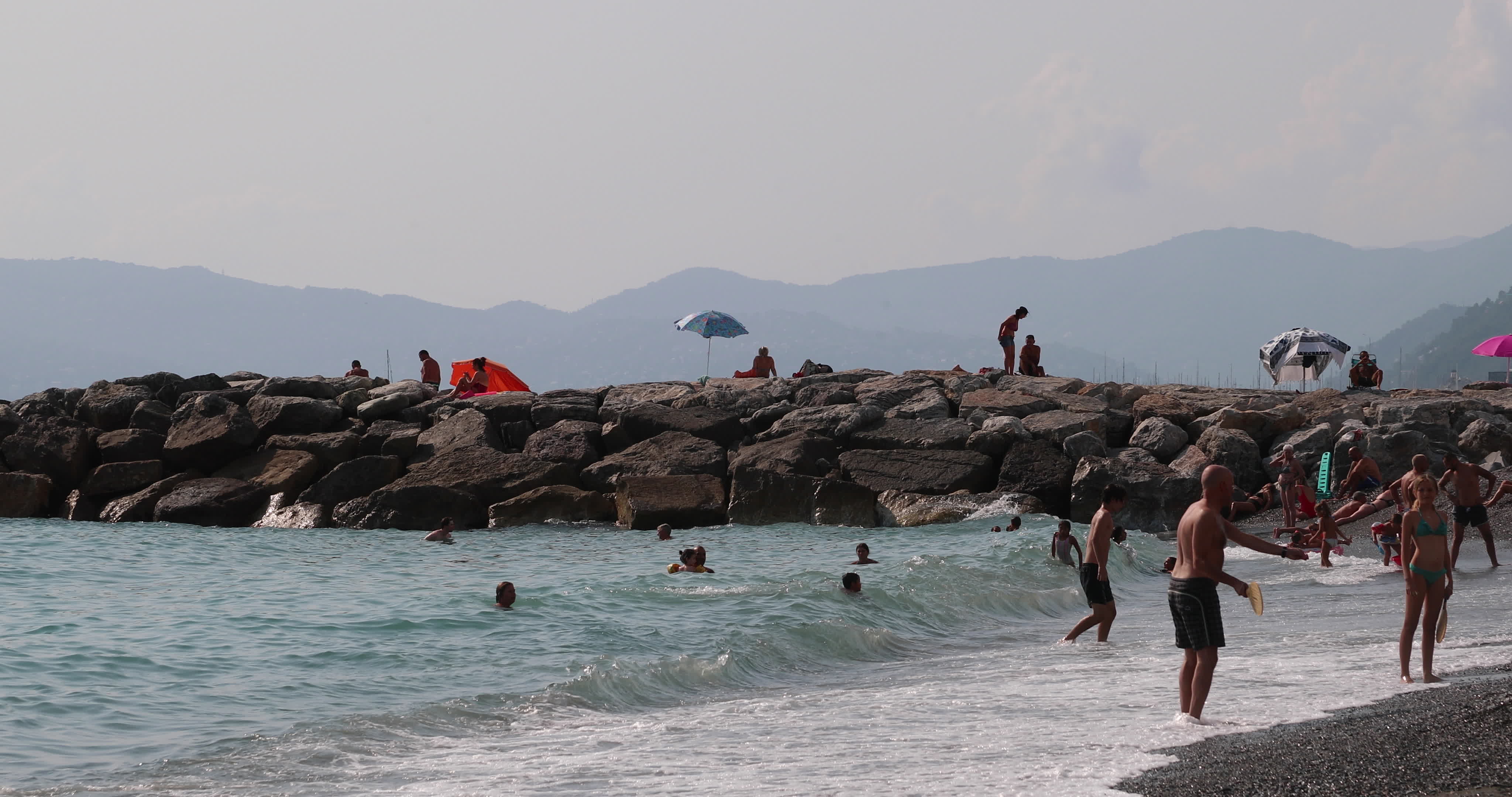 Beach vacation in Ligury