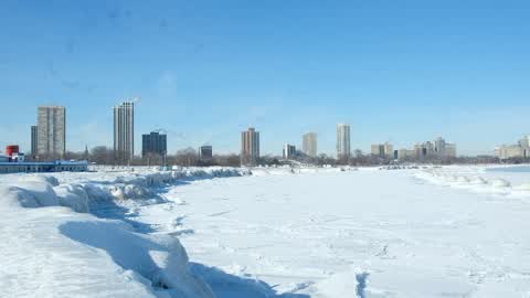 Extreme cold weather in Chicago