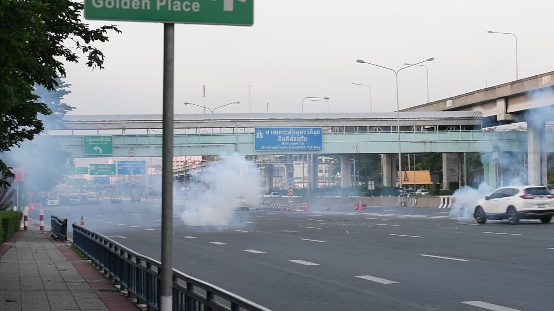 Protest over the government's handling of the COVID-19 pandemic, in Bangkok
