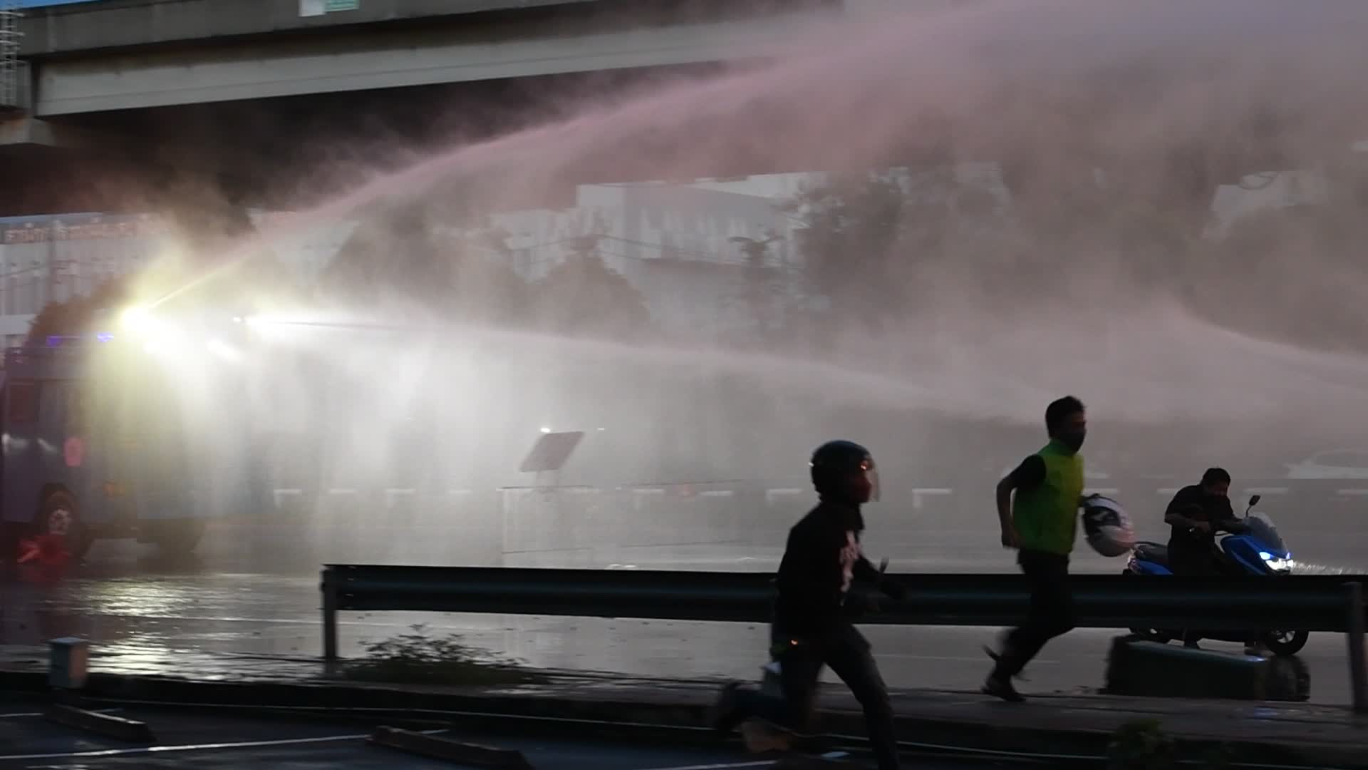 Protest over the government's handling of the COVID-19 pandemic, in Bangkok