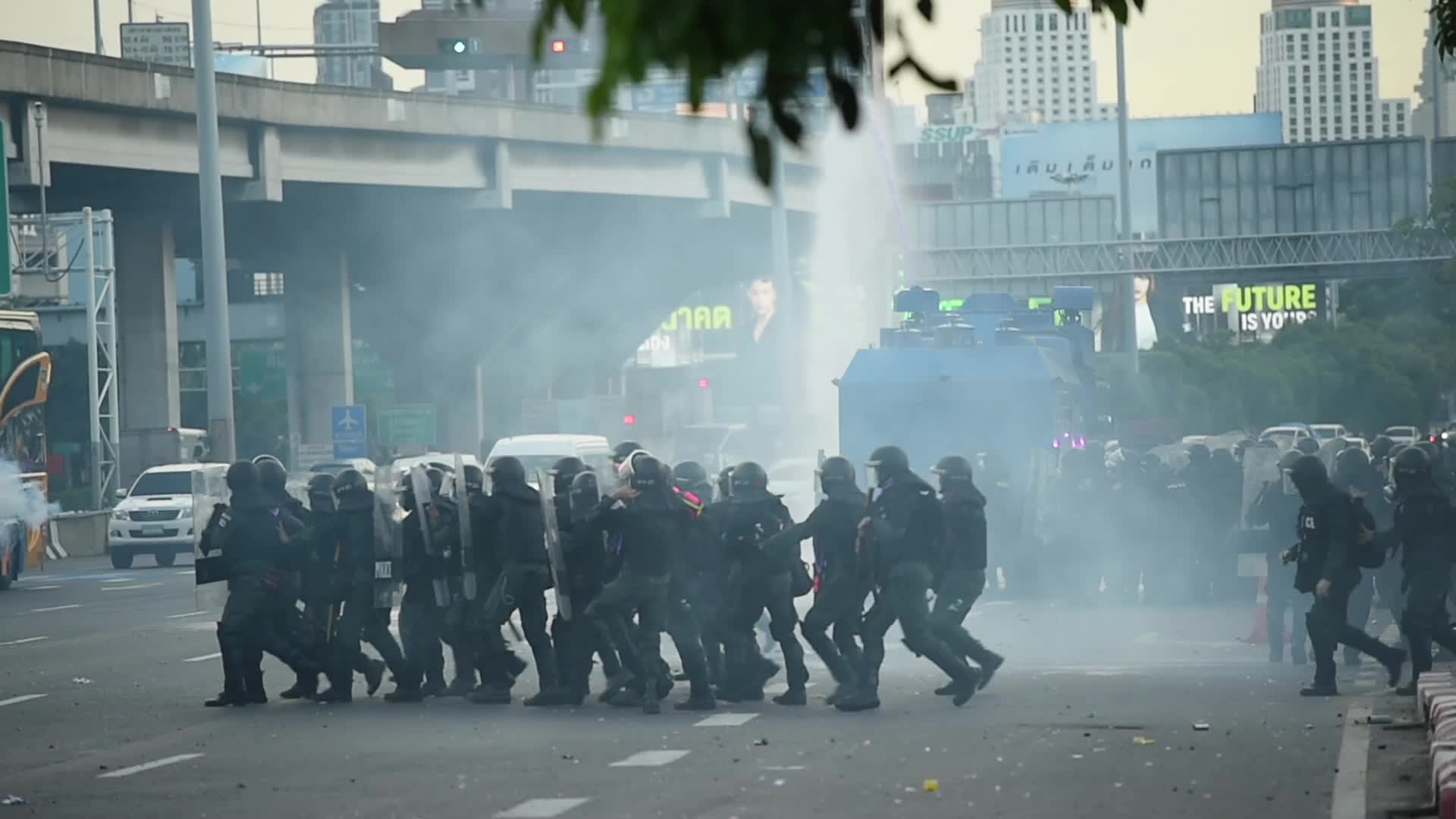 Anti-government protest in Bangkok, Thailand