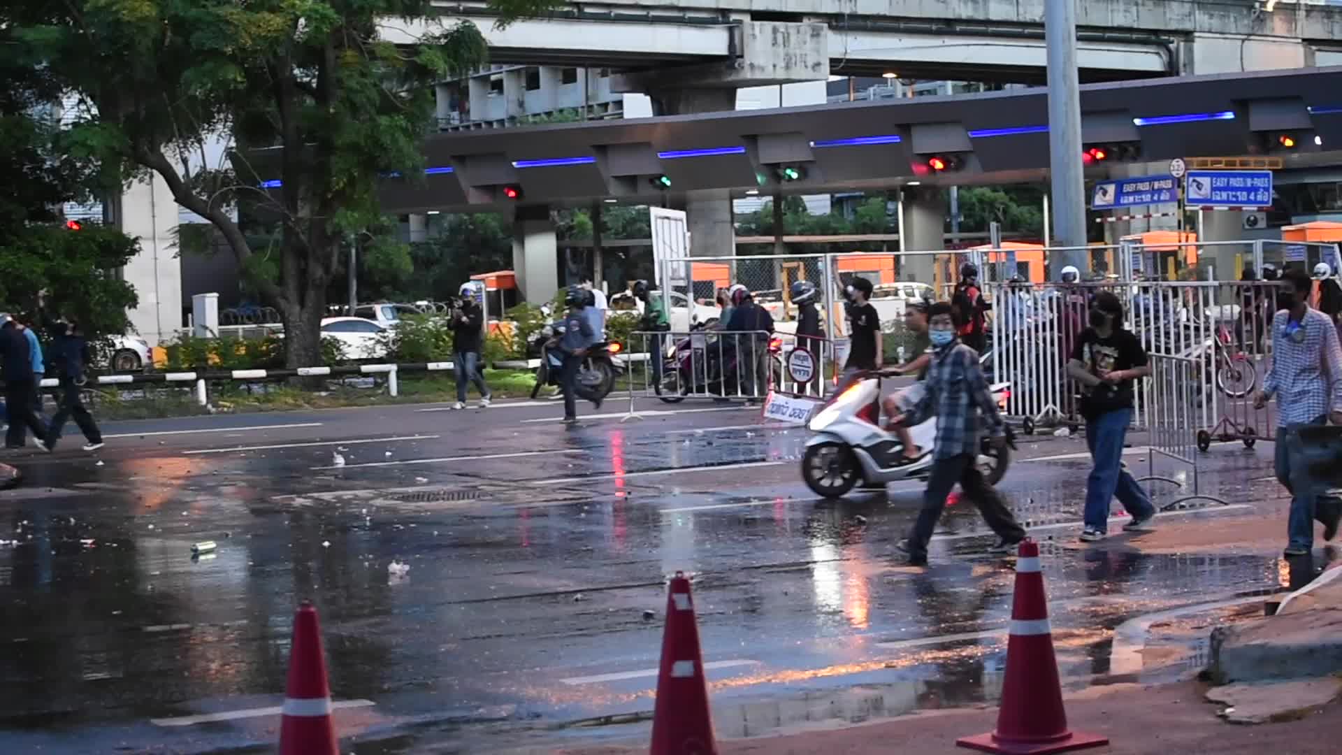 Anti-government protest in Bangkok, Thailand