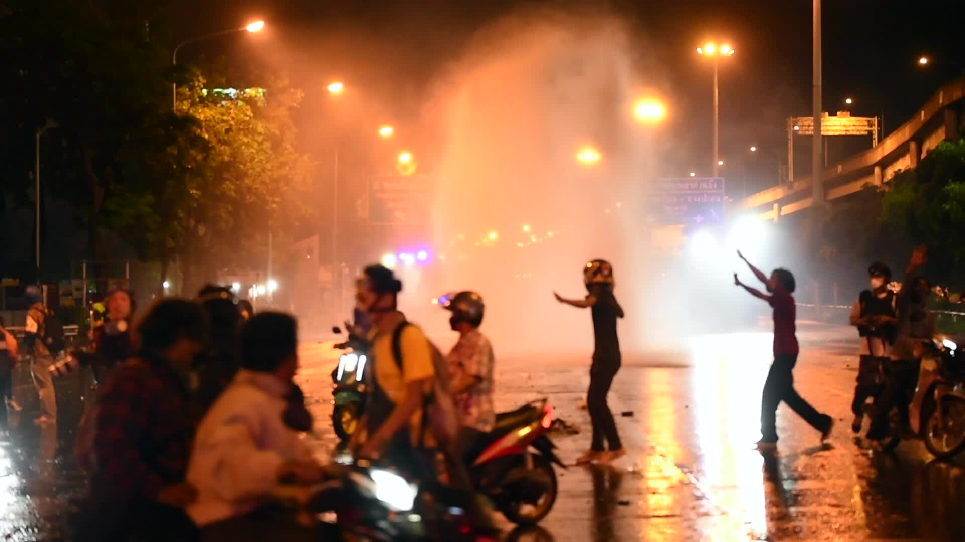Anti-government protest in Bangkok, Thailand