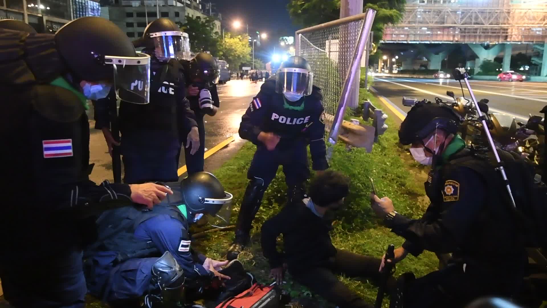 Protest over the government's handling of the COVID-19 pandemic, in Bangkok