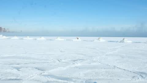 Extreme cold weather in Chicago