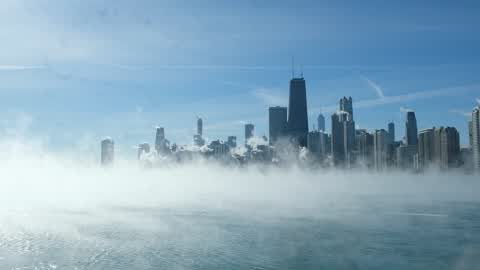 Extreme cold weather in Chicago
