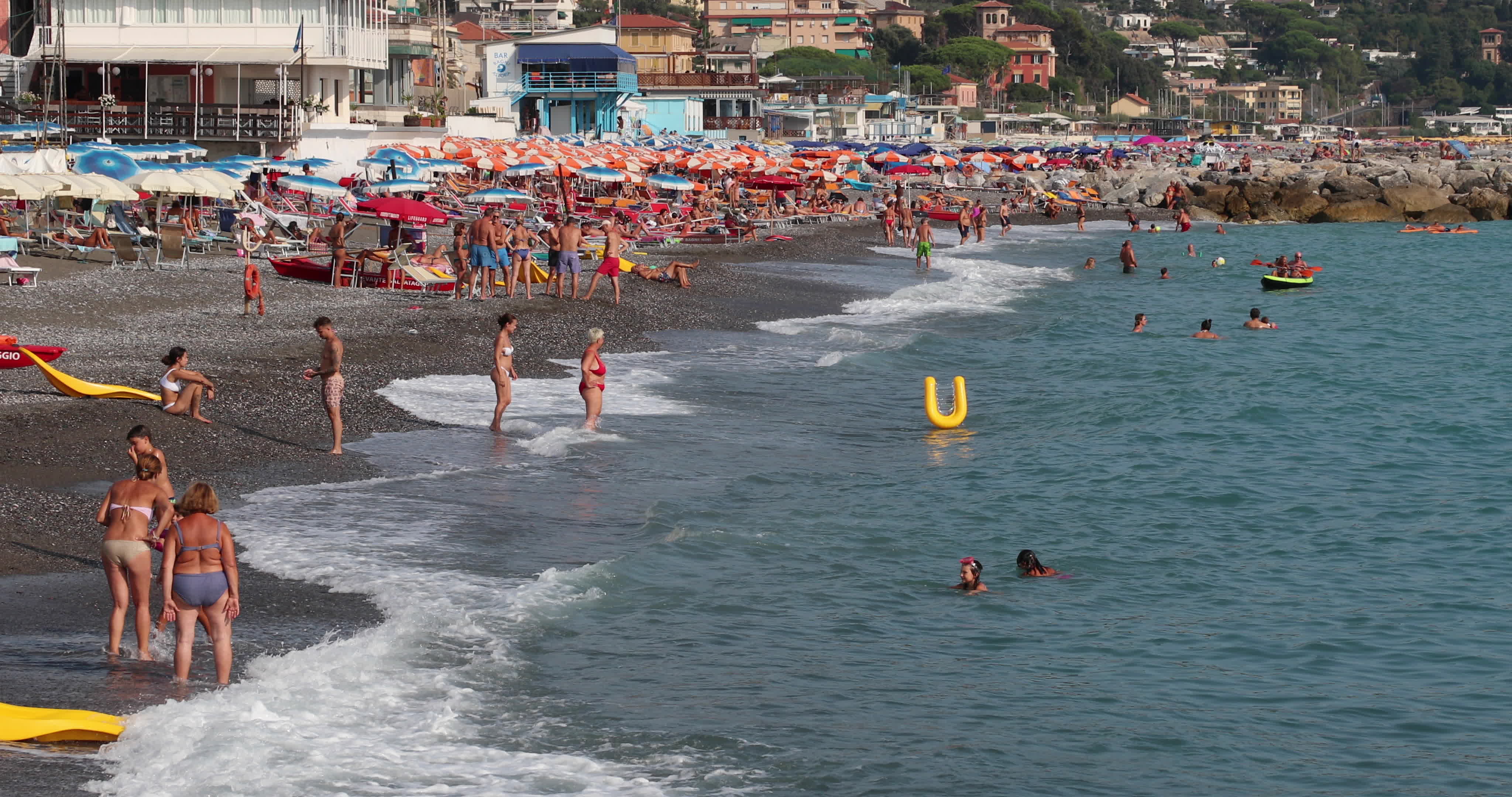 Beach vacation in Ligury