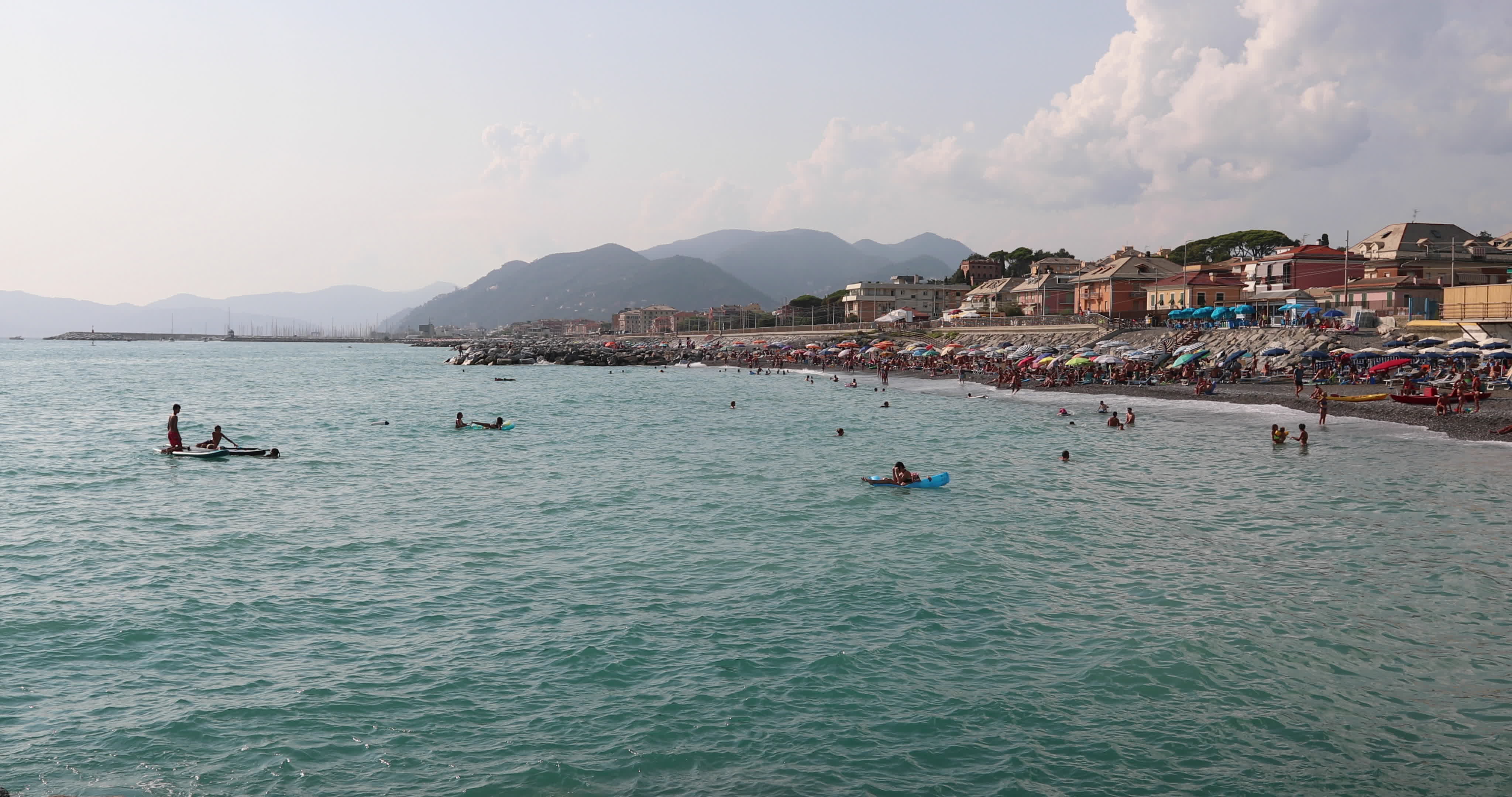 Beach vacation in Ligury