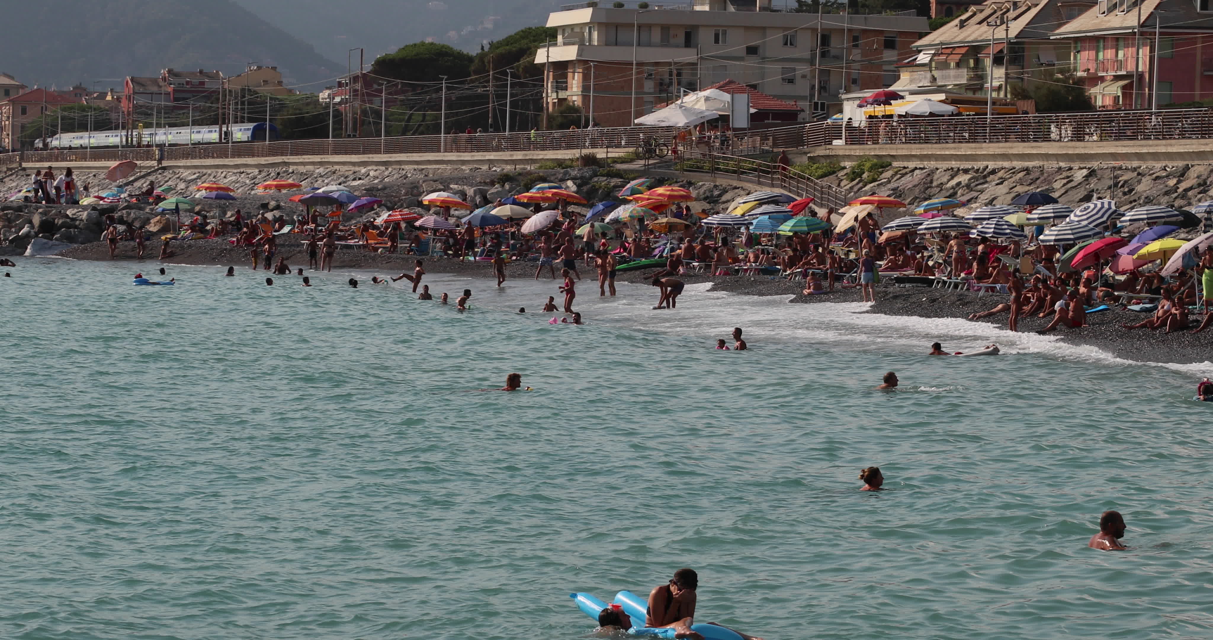 Beach vacation in Ligury