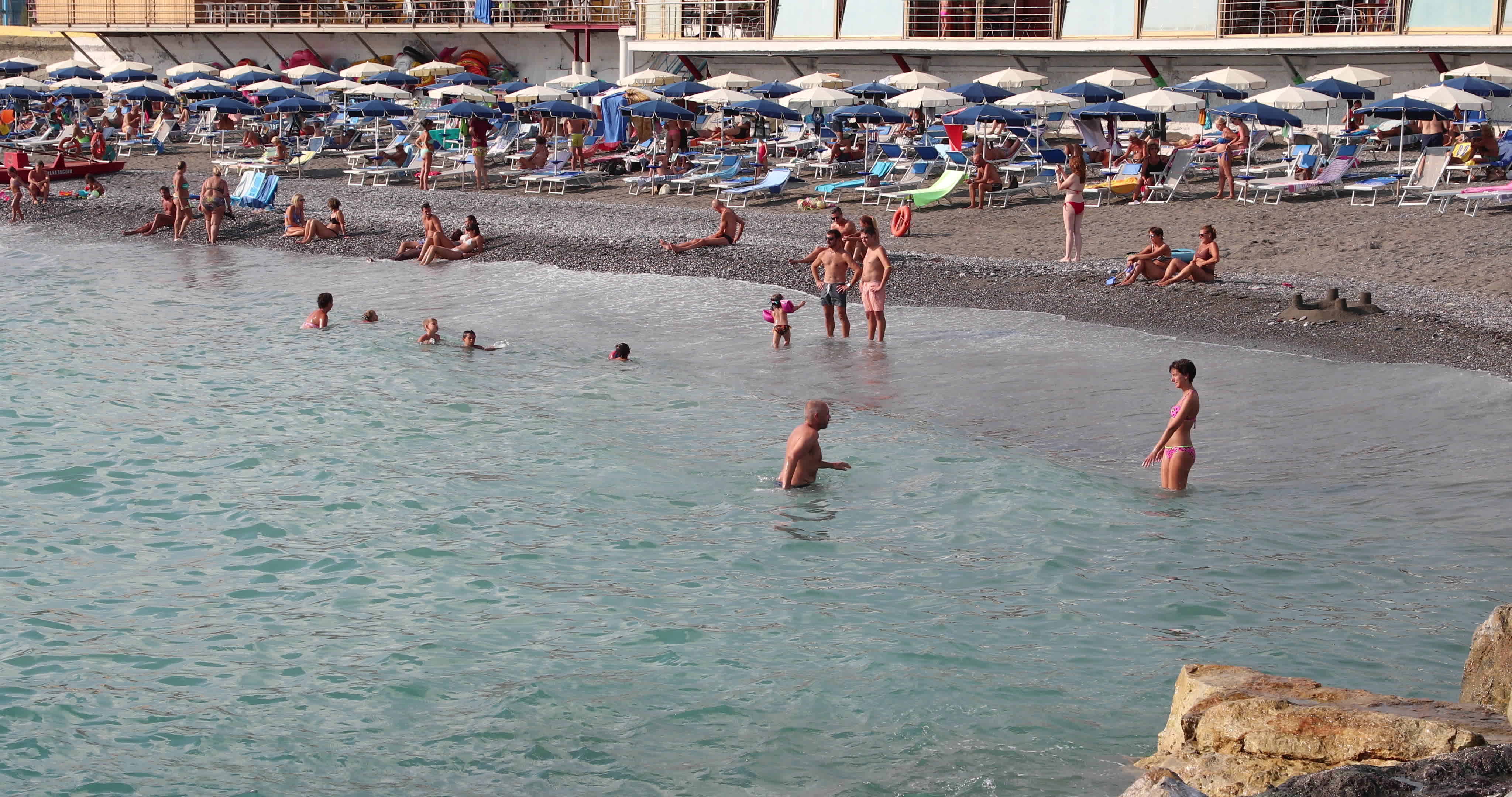 Beach vacation in Ligury