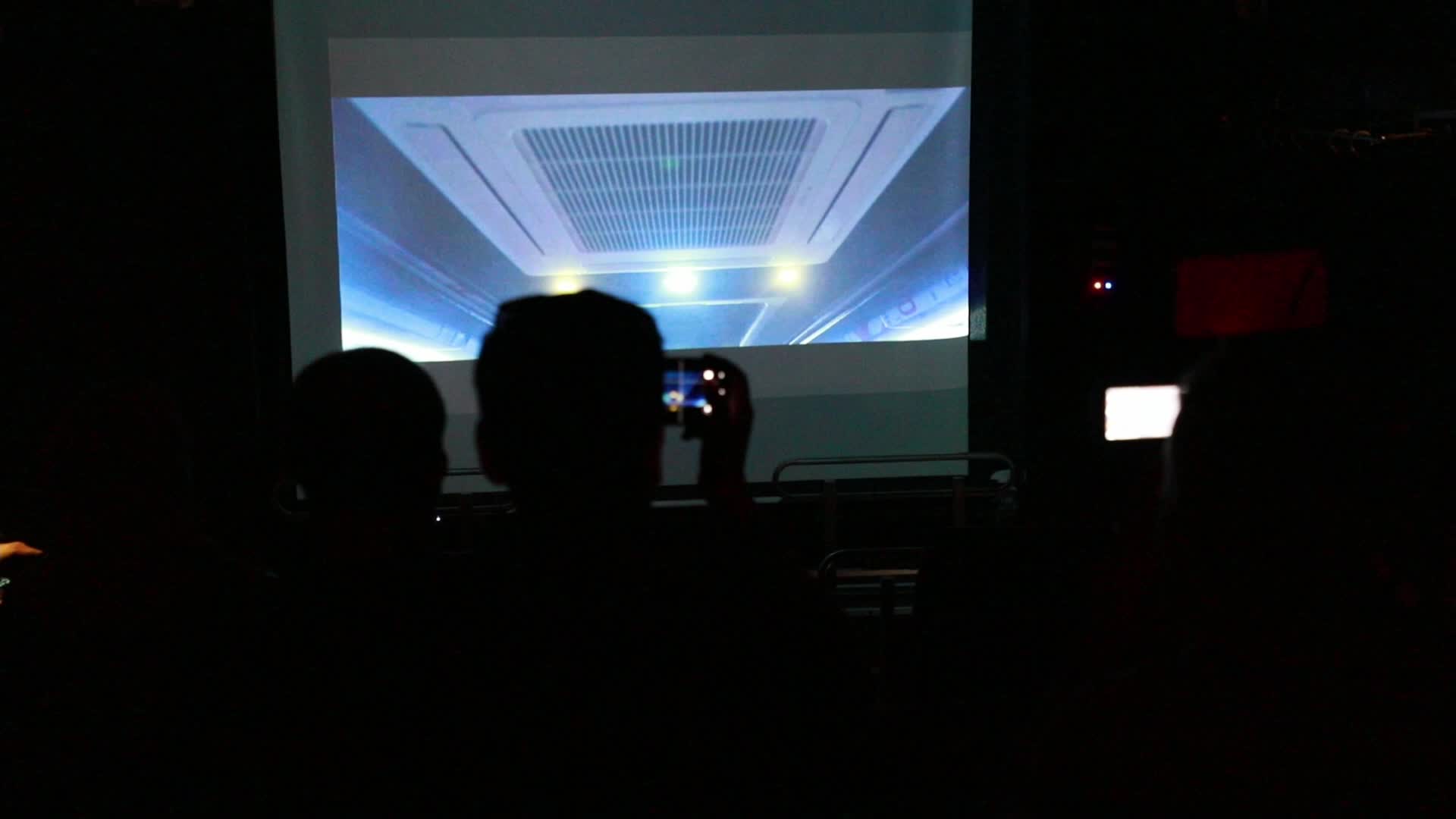 Cinema bus in Gaza, Palestine