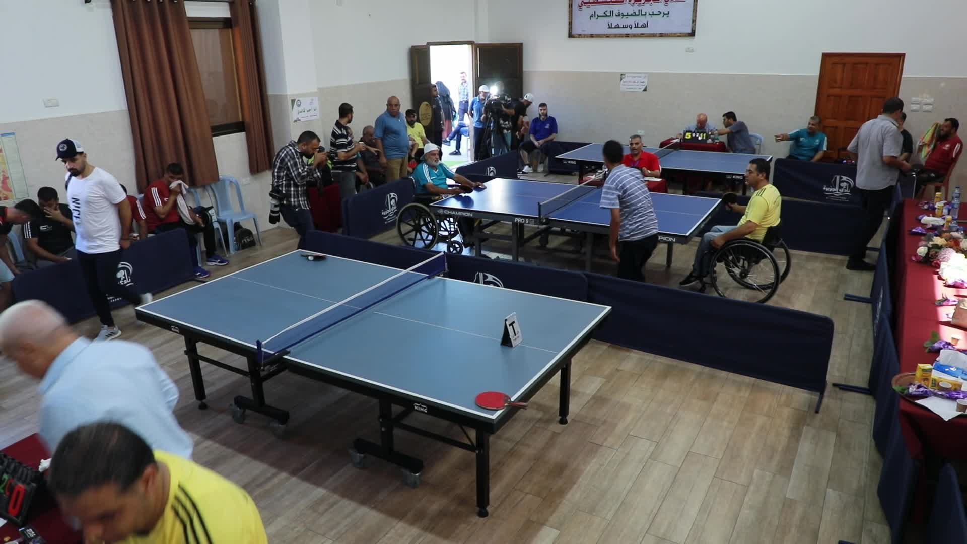Local table tennis tournament in Gaza