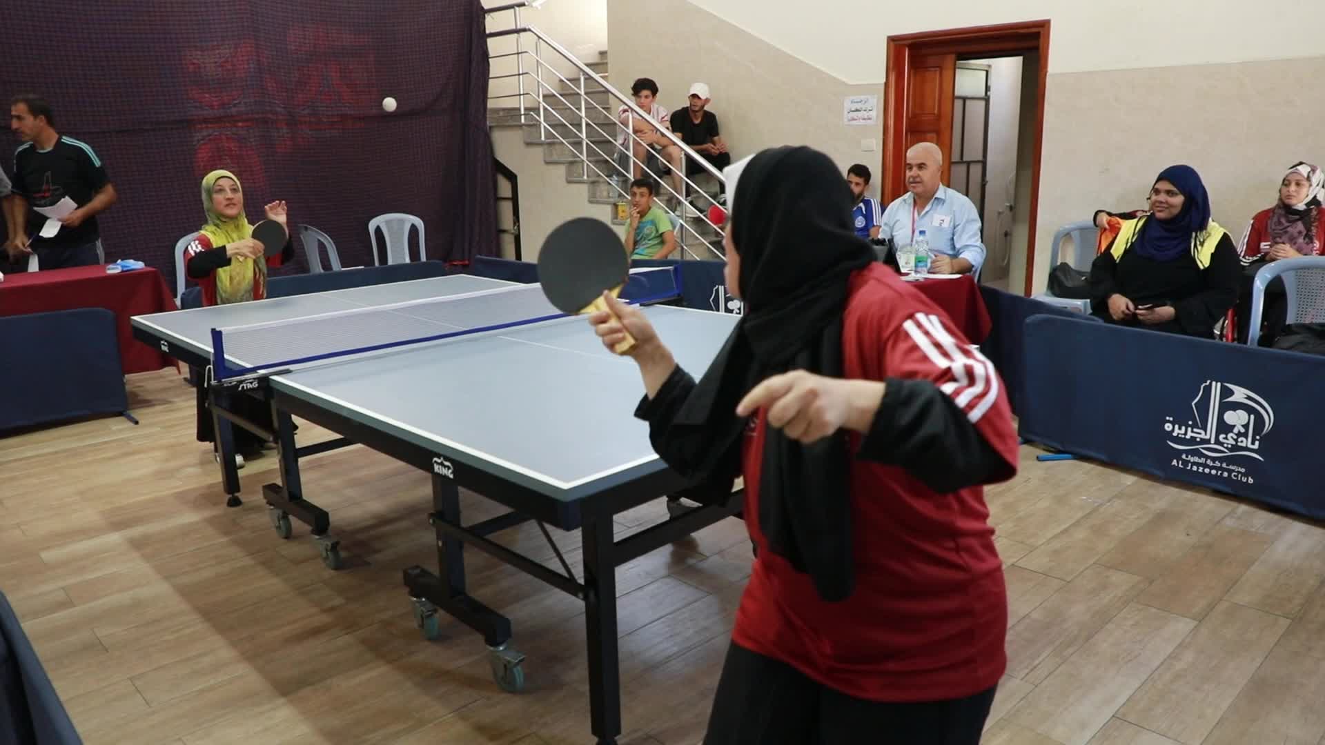 Local table tennis tournament in Gaza