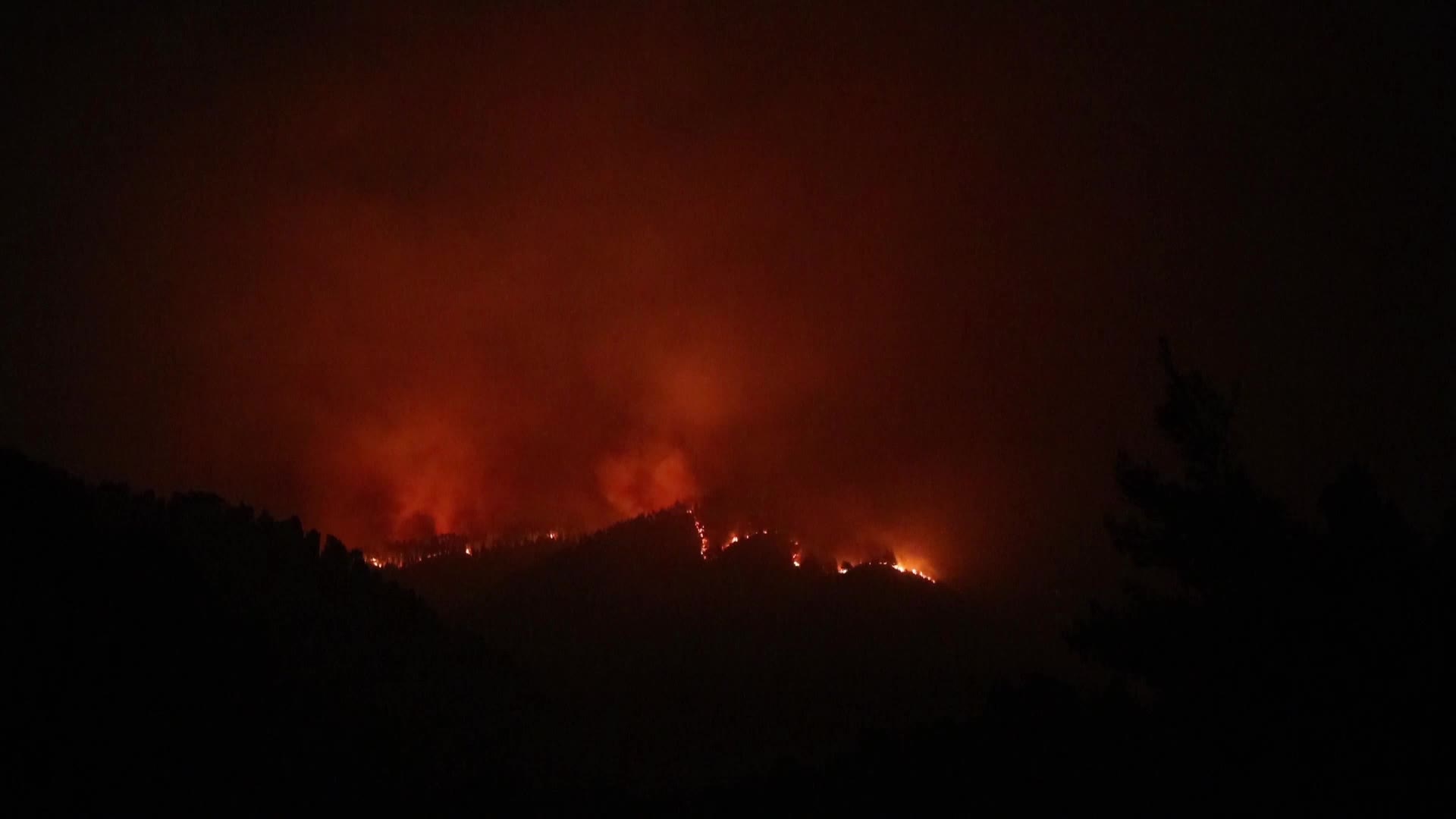 Wildfire in Evia, Greece