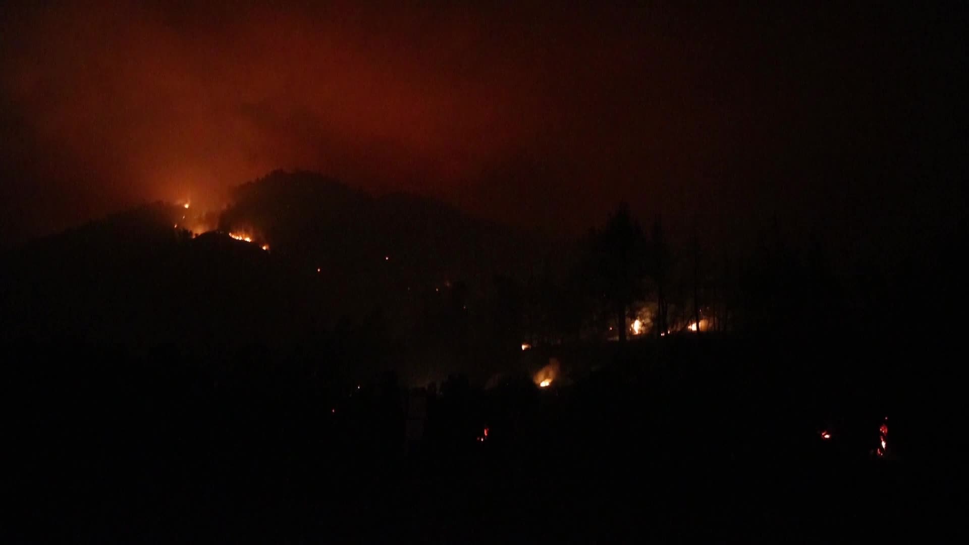 Wildfire in Evia, Greece
