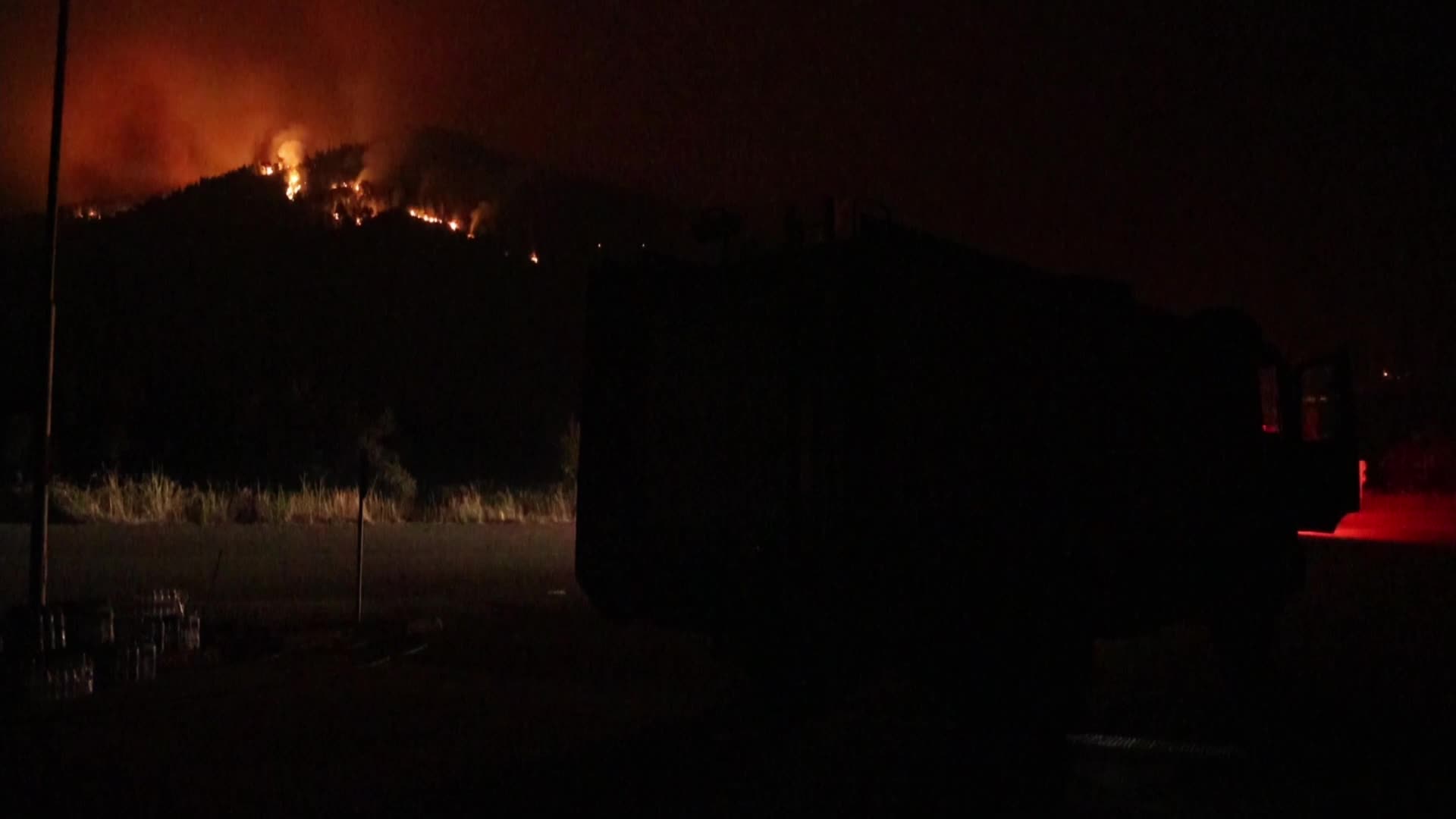 Wildfire in Evia, Greece