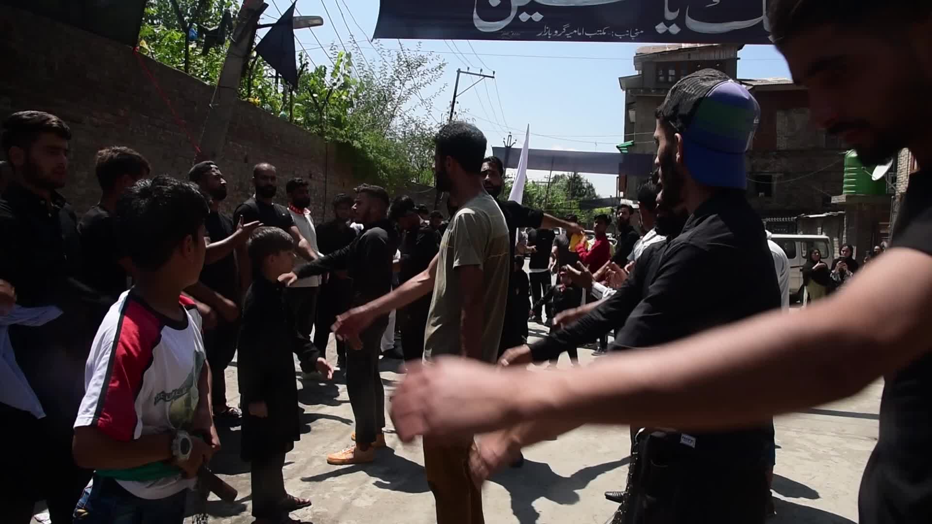 Clashes on the day of muharram procession in Kashmir