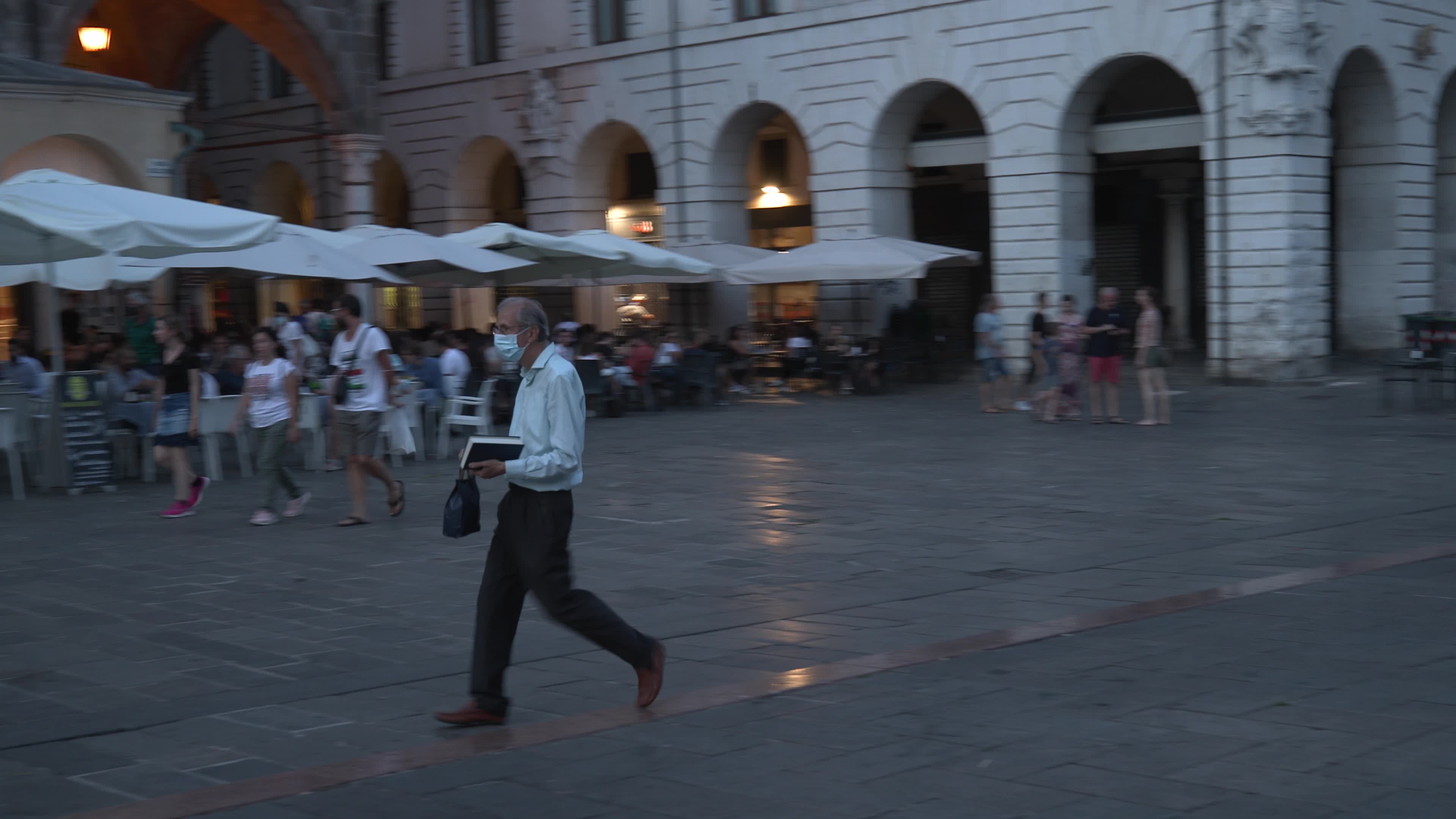 Daily life in Padua, Italy amid the Covid-19 pandemic