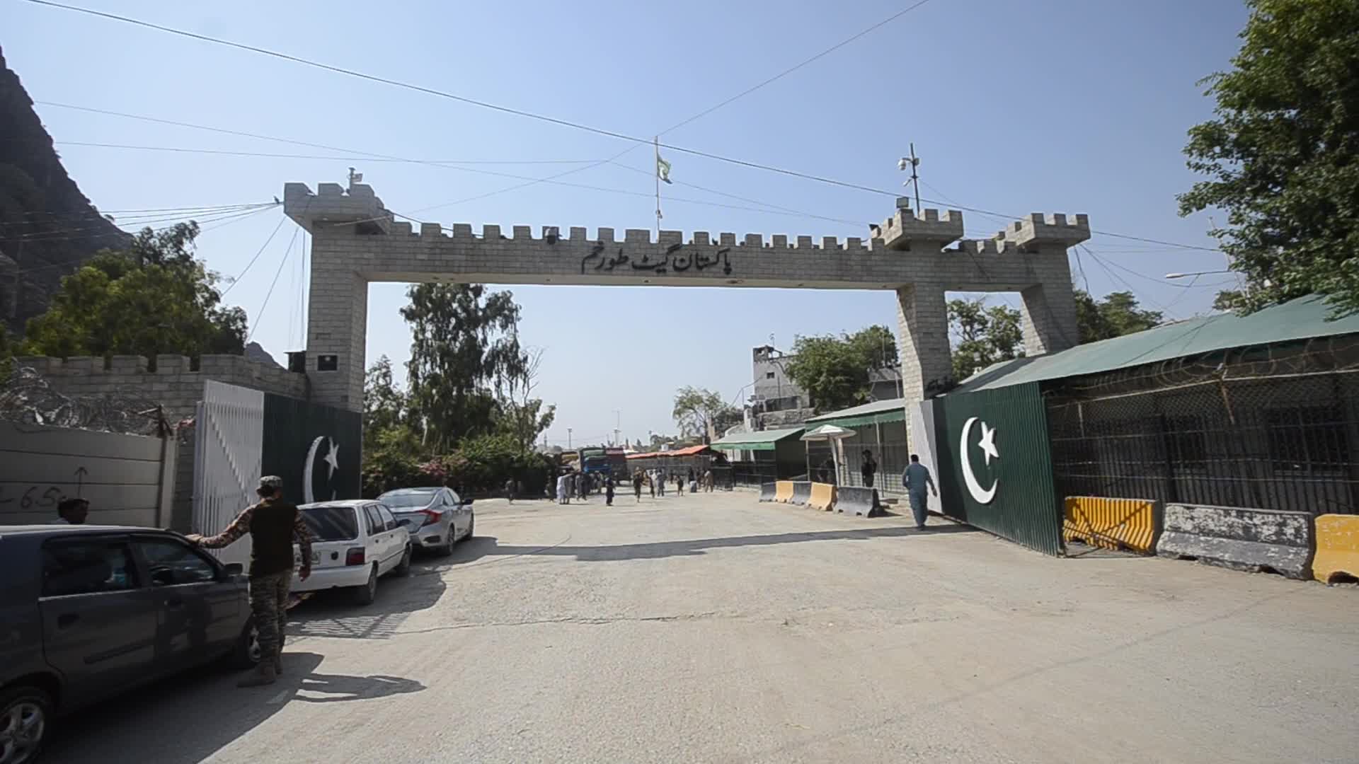 Taliban fighters and Pakistani soldiers are now guarding the Torkham crossing side-by-side