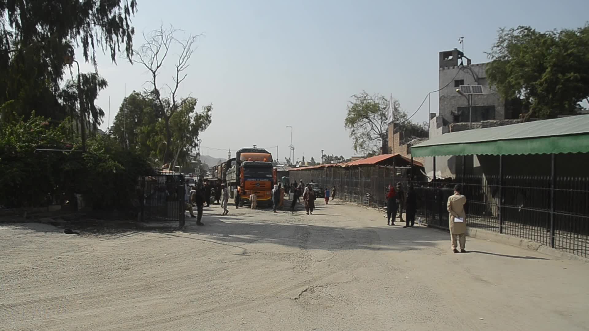 Taliban fighters and Pakistani soldiers are now guarding the Torkham crossing side-by-side