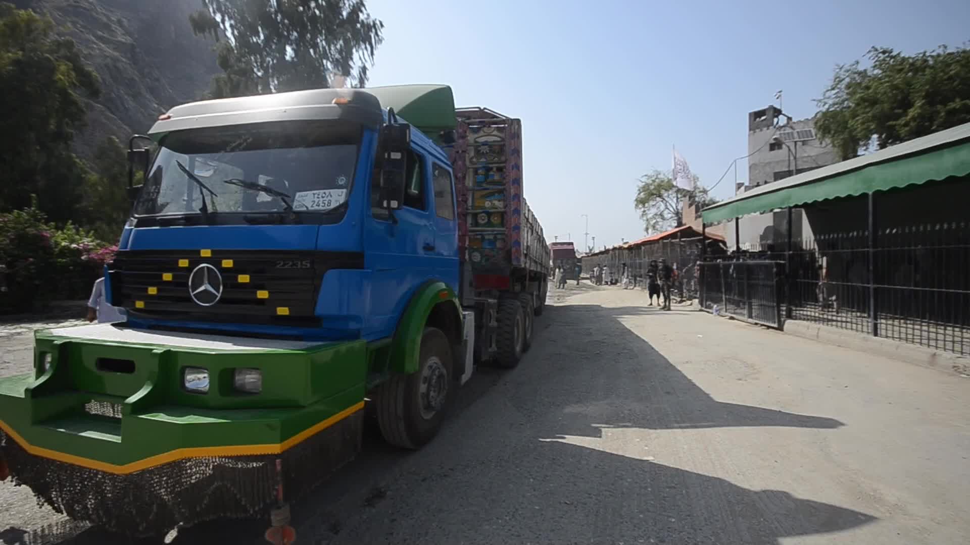 Taliban fighters and Pakistani soldiers are now guarding the Torkham crossing side-by-side
