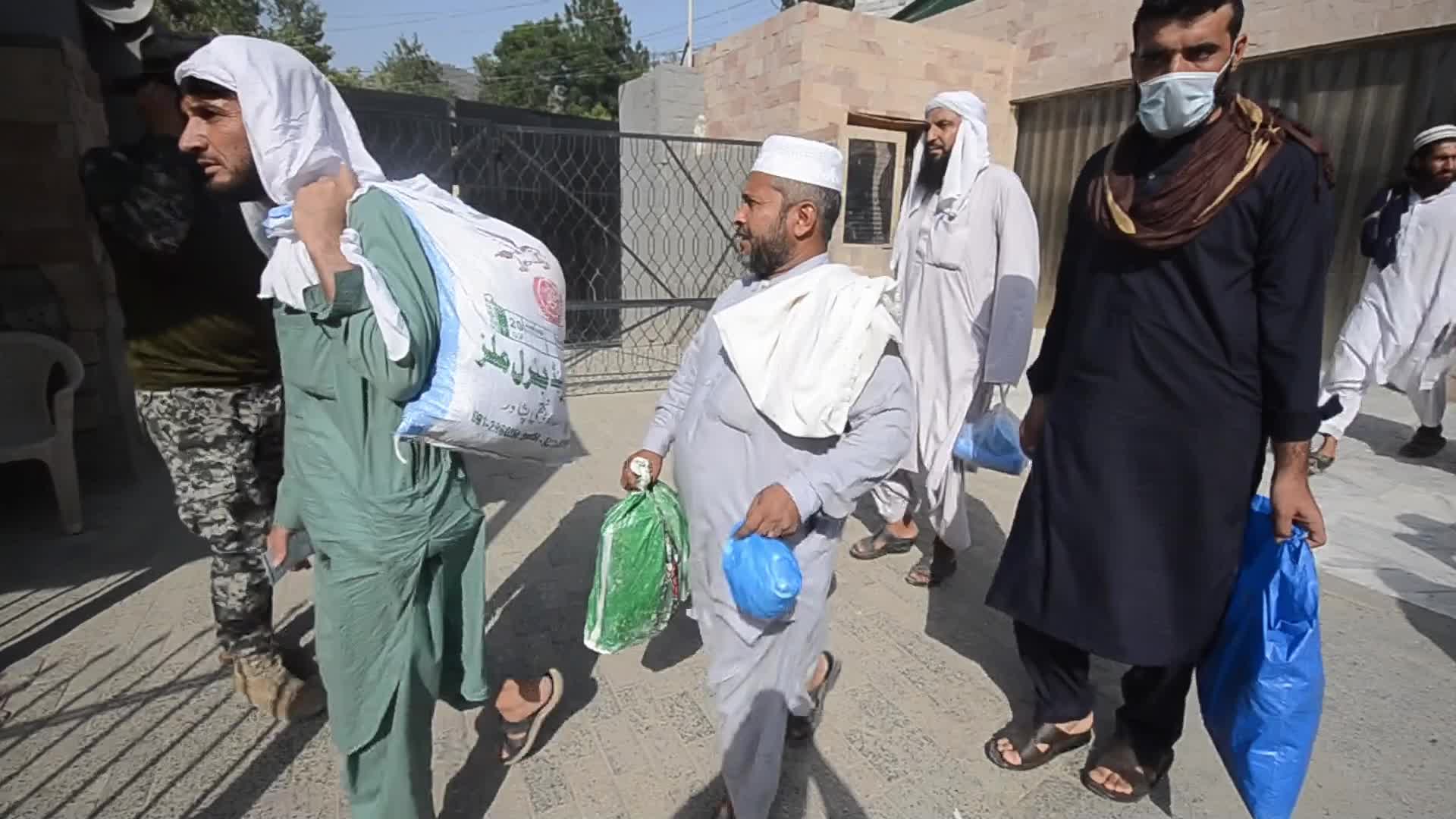 Taliban fighters and Pakistani soldiers are now guarding the Torkham crossing side-by-side