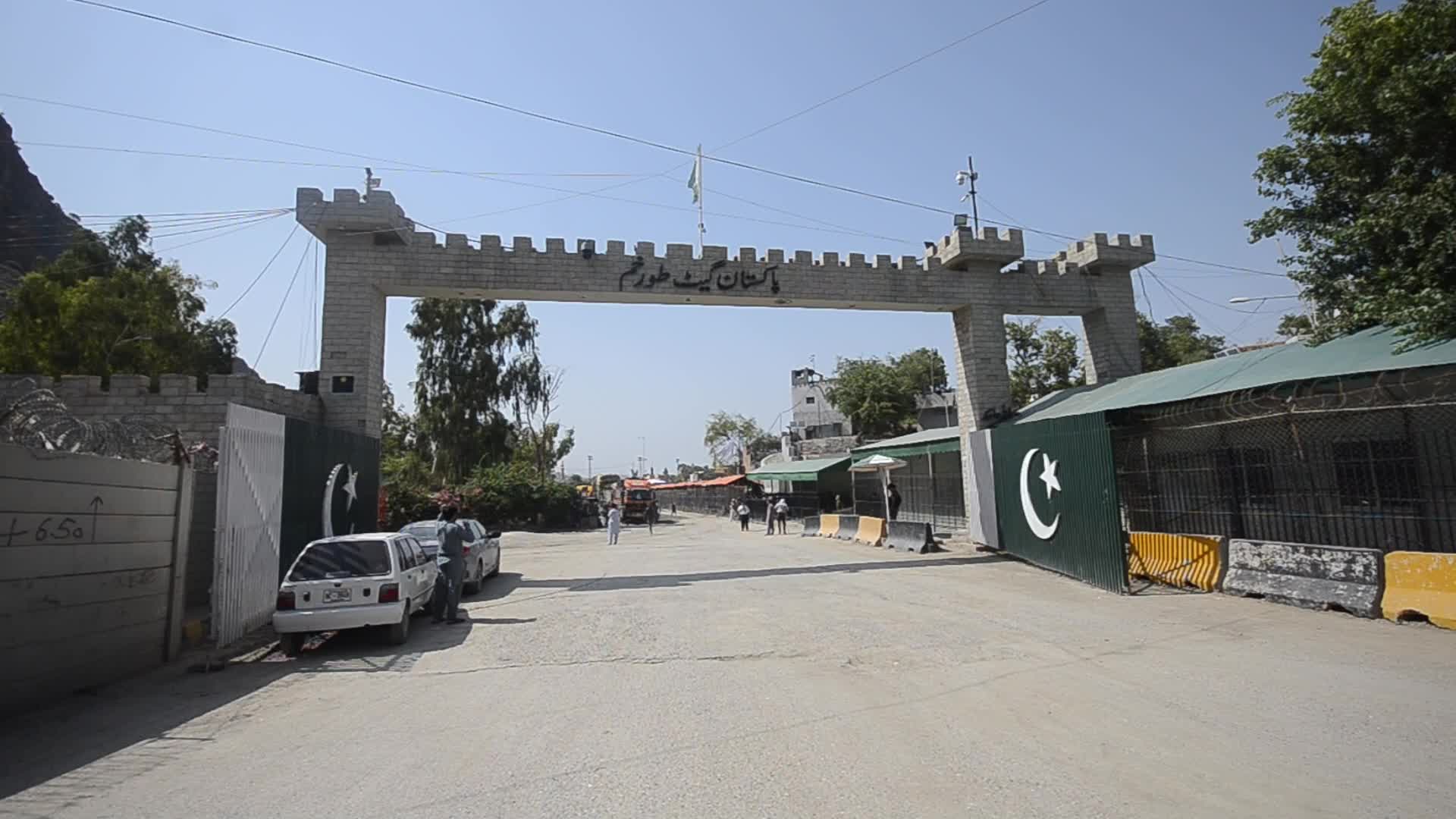 Taliban fighters and Pakistani soldiers are now guarding the Torkham crossing side-by-side