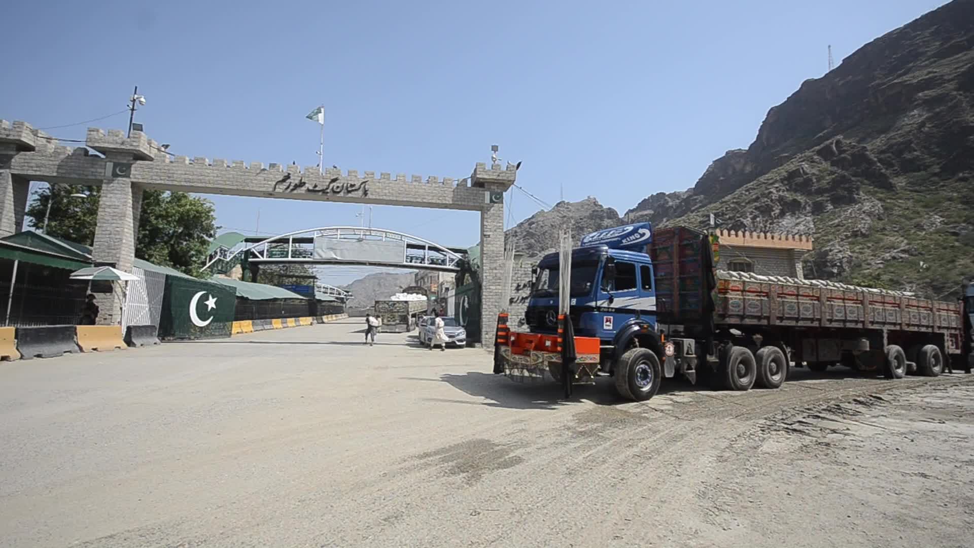 Taliban fighters and Pakistani soldiers are now guarding the Torkham crossing side-by-side