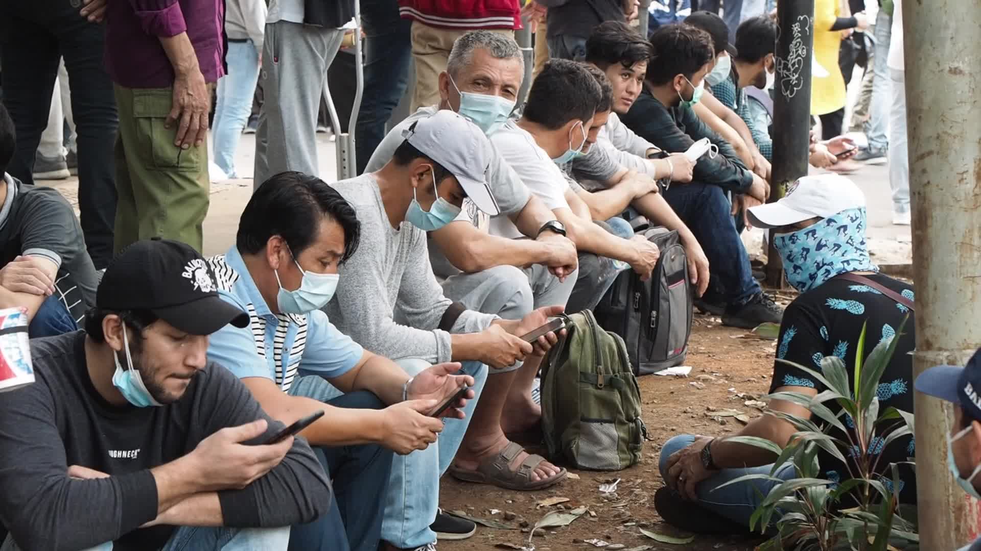 Hundreds of Afghan Refugees Protest in Jakarta