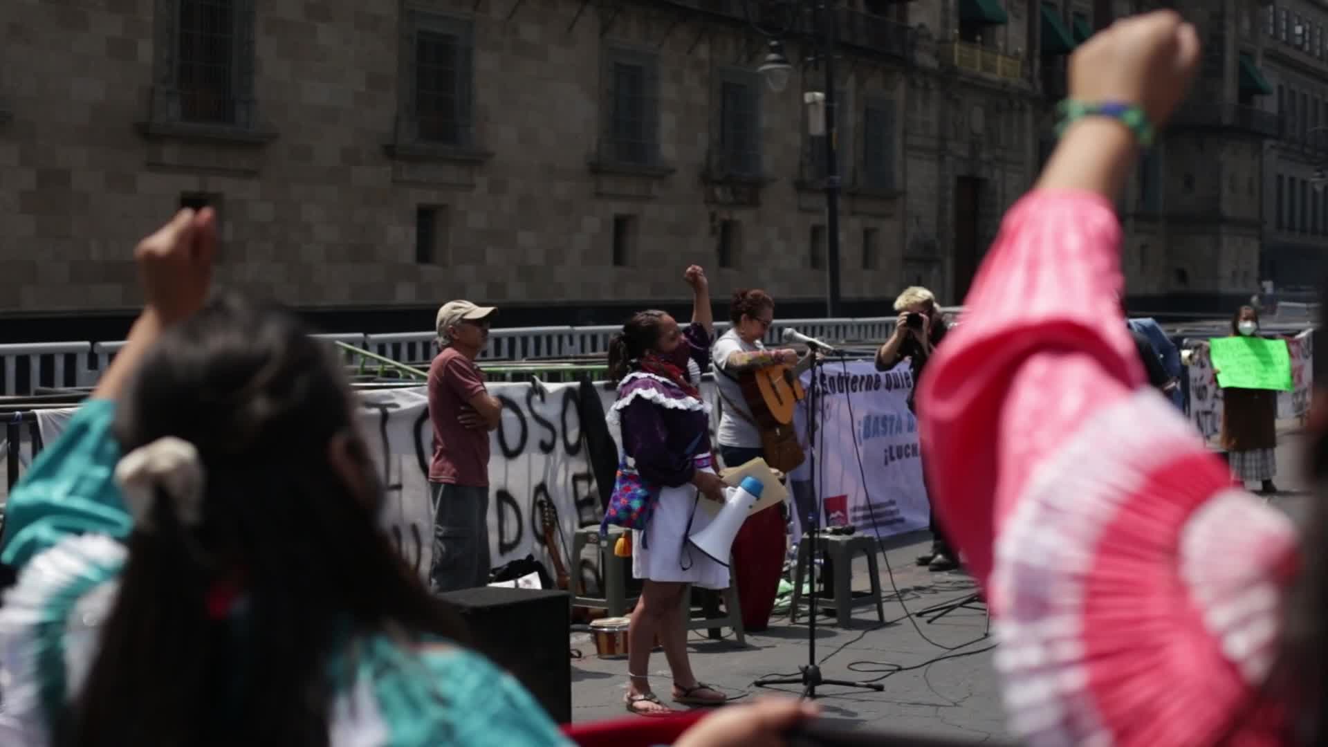 Protest In Mexico City Over Water And The Decriminalization Of Activists