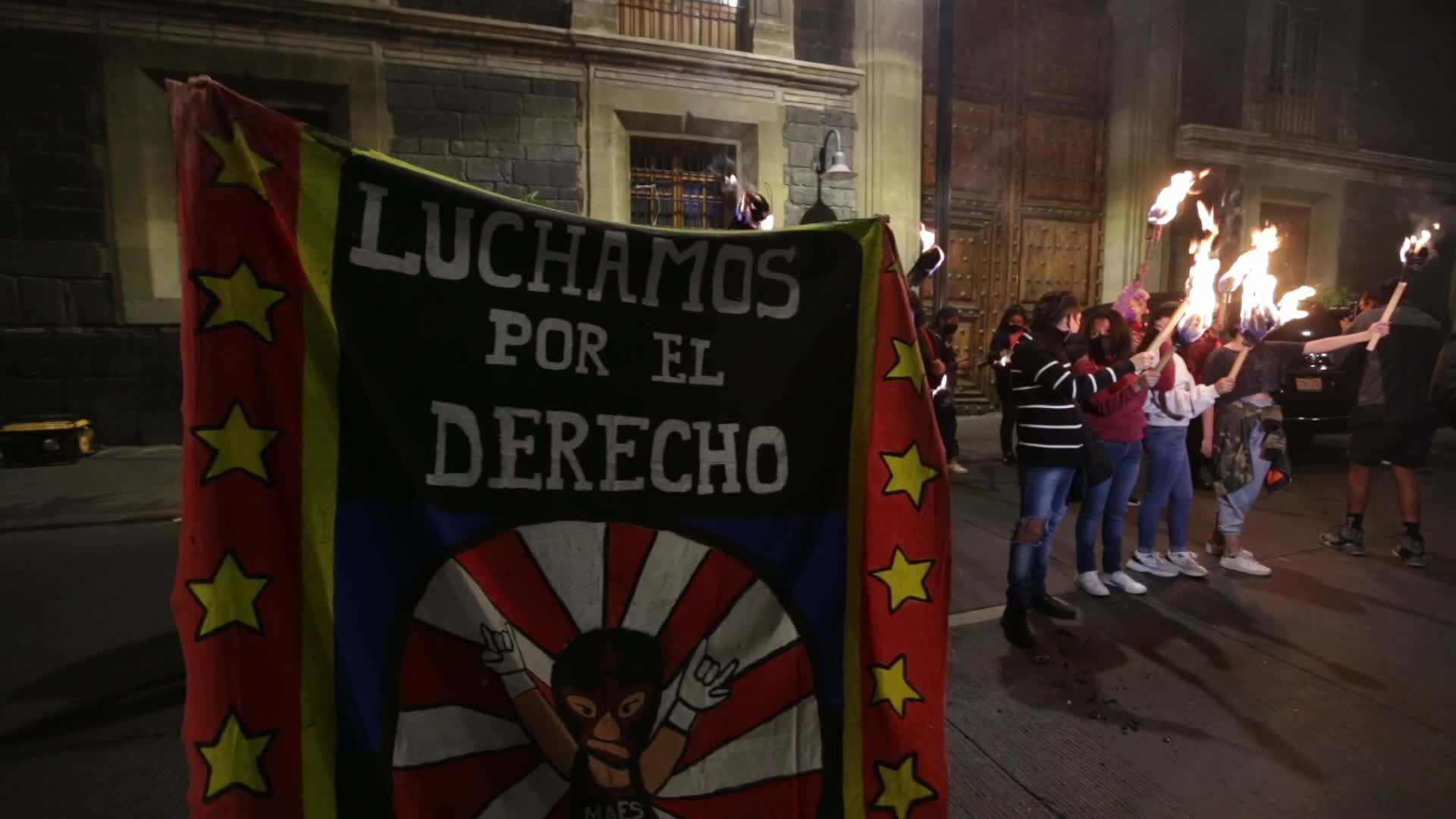Protest In Mexico City Over Water And The Decriminalization Of Activists