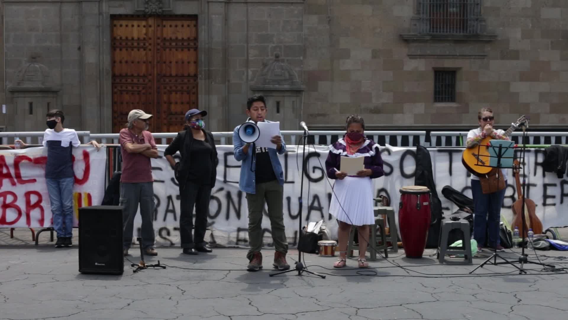 Protest In Mexico City Over Water And The Decriminalization Of Activists