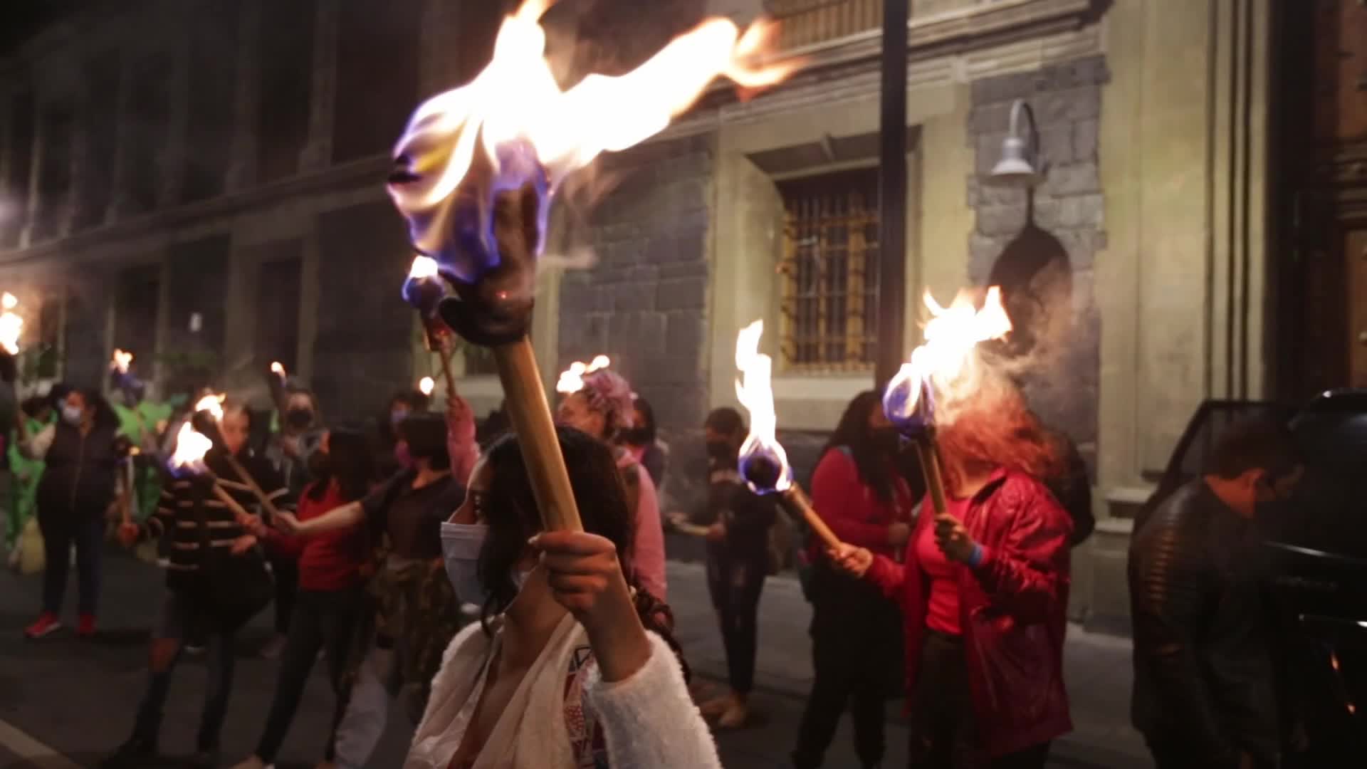 Protest In Mexico City Over Water And The Decriminalization Of Activists