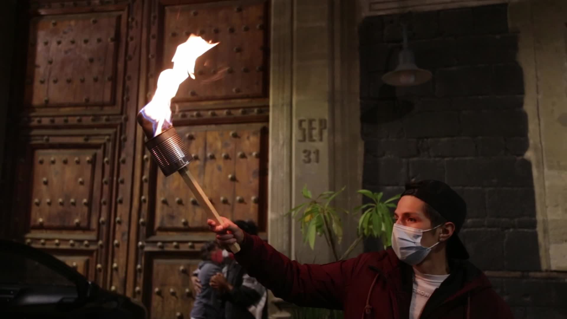 Protest In Mexico City Over Water And The Decriminalization Of Activists