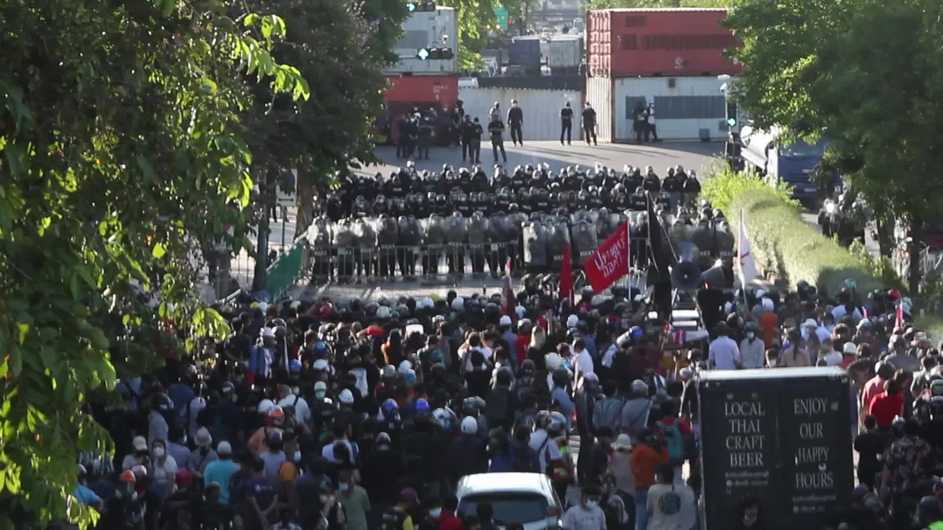 Anti-government protest in Bangkok, Thailand