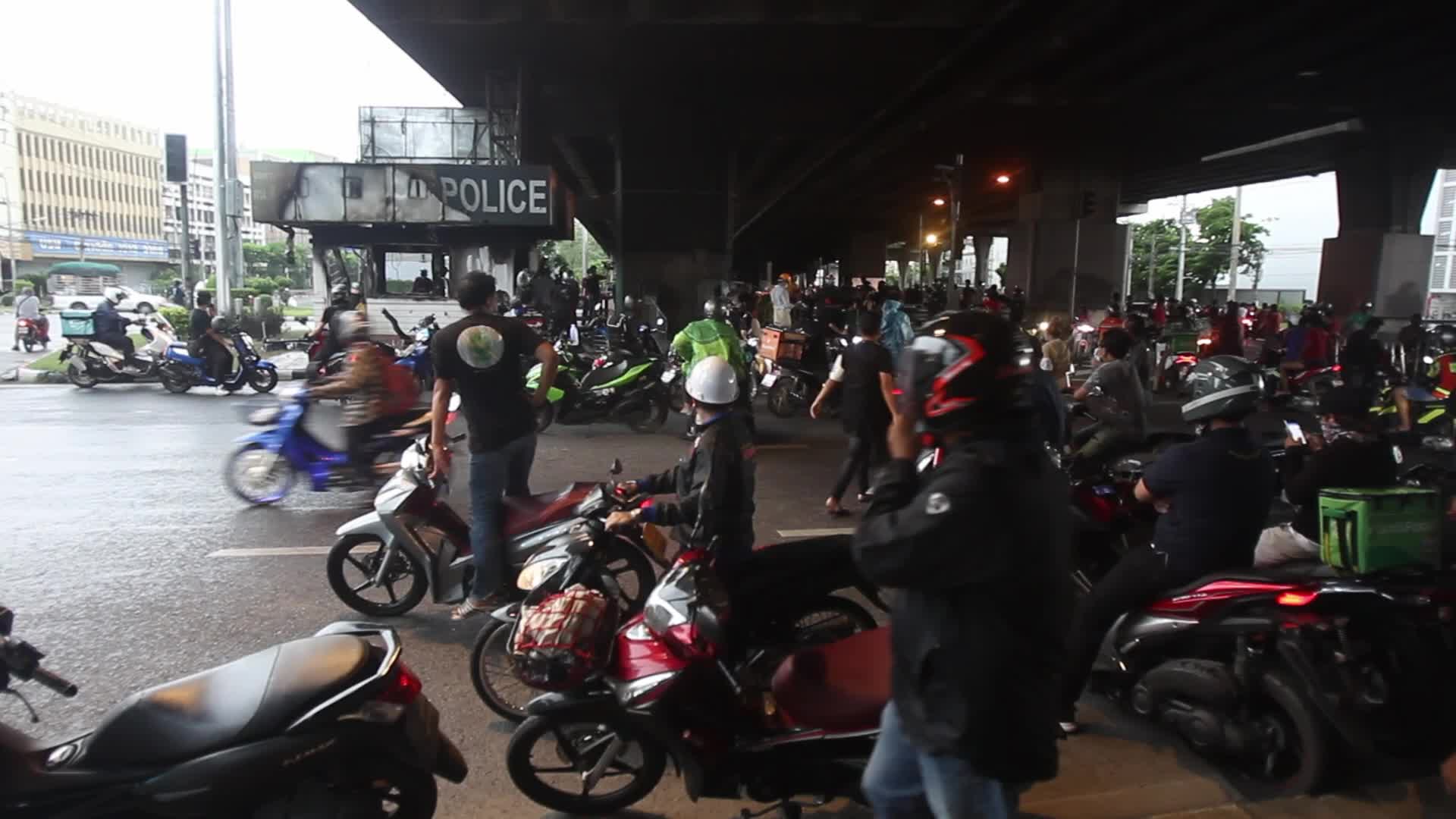 Anti-government protest in Bangkok, Thailand