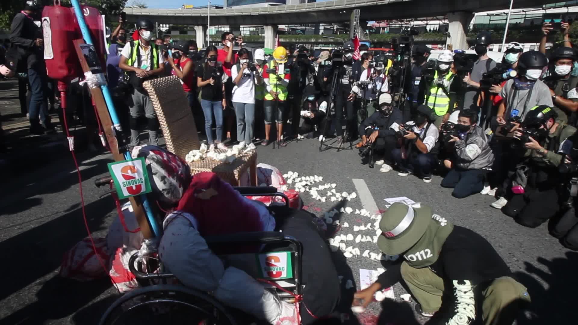 Anti-government protest in Bangkok, Thailand