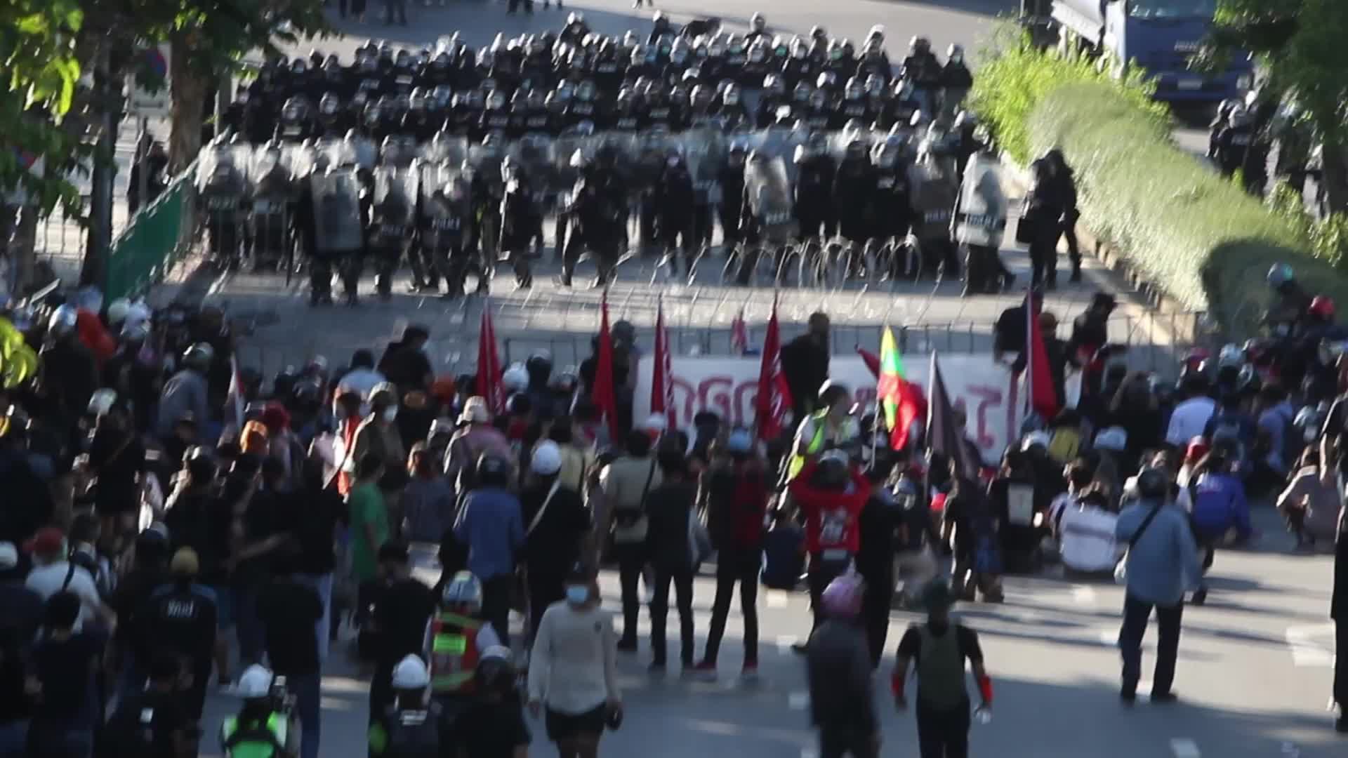 Anti-government protest in Bangkok, Thailand