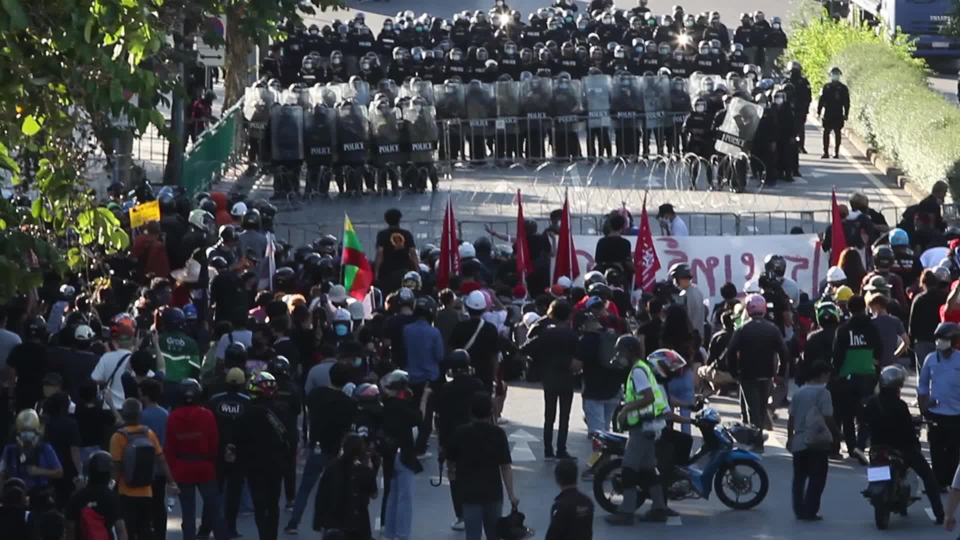 Anti-government protest in Bangkok, Thailand