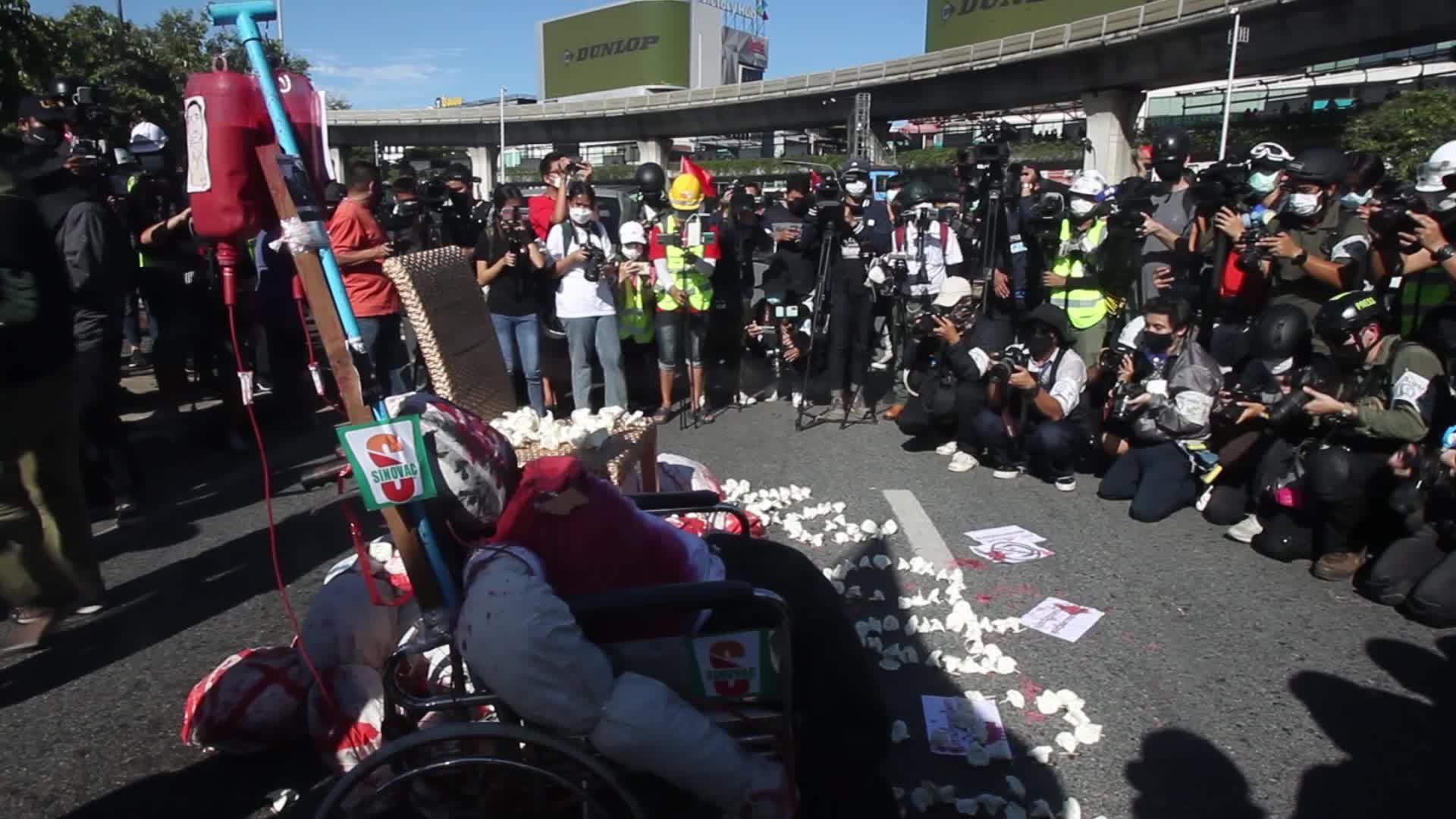 Anti-government protest in Bangkok, Thailand