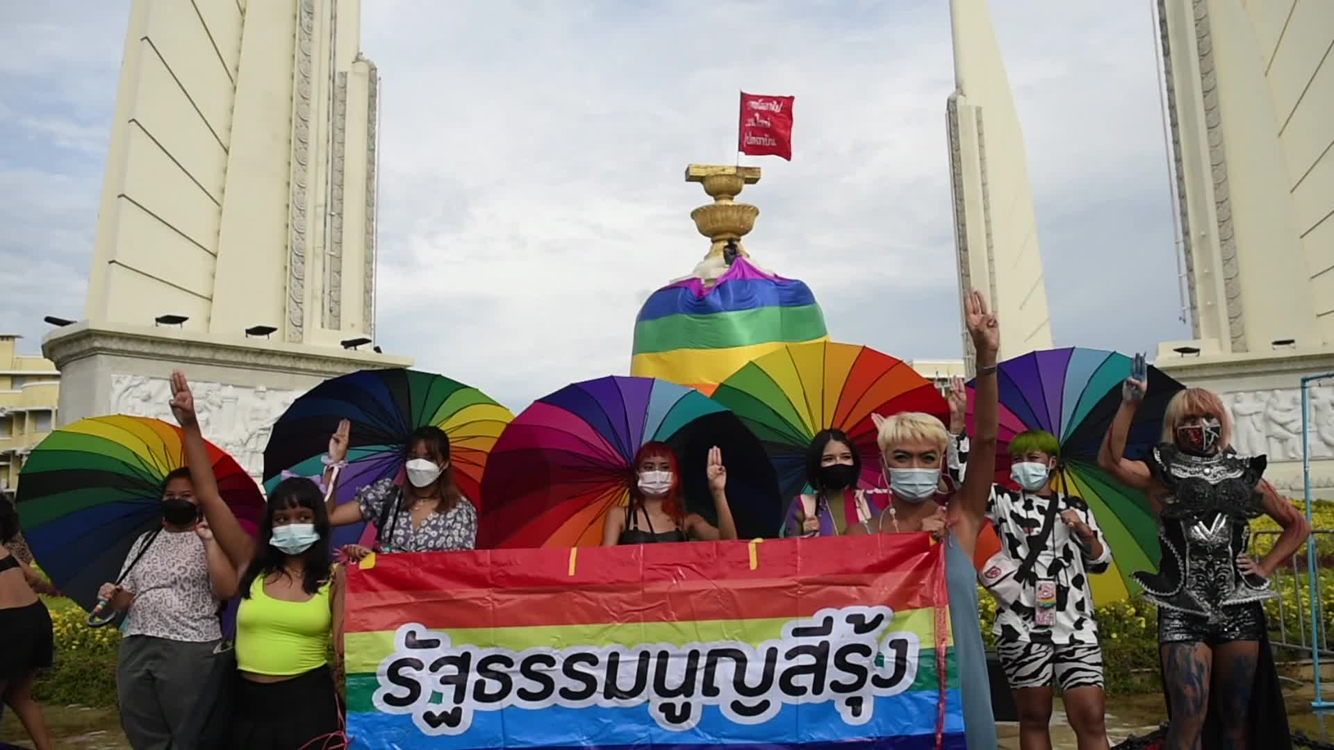 Anti-government rally calling in Bangkok
