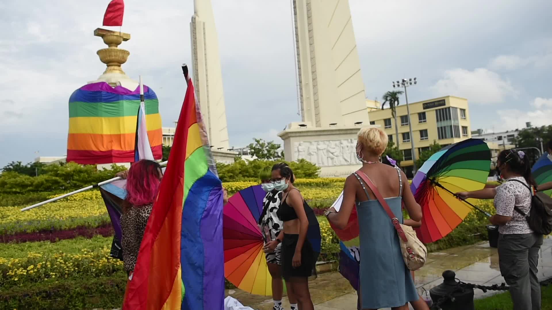 Anti-government rally calling in Bangkok